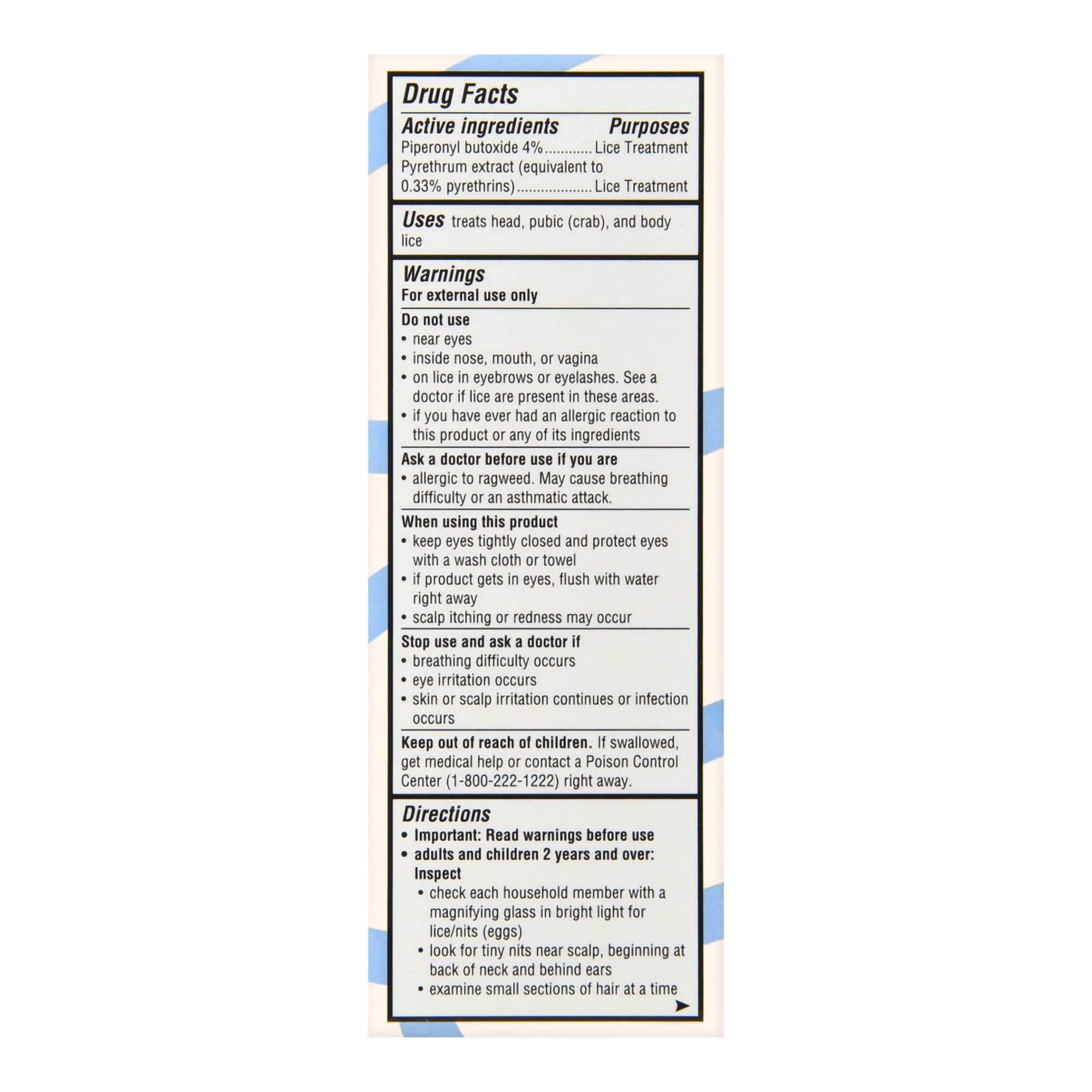 McKesson Brand 70677118401 - Foster & Thrive™ Maximum Strength Lice Killing Shampoo - 1/Each