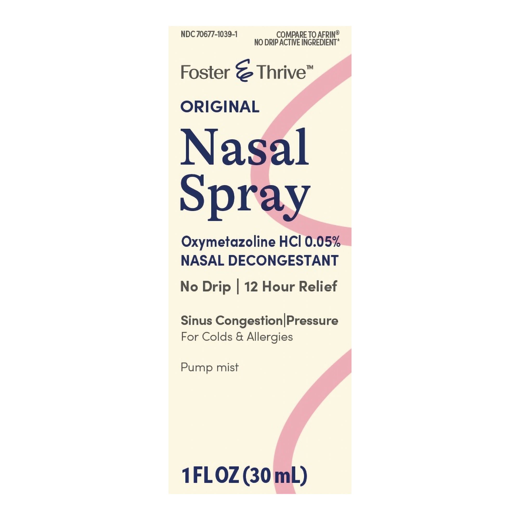 McKesson Brand - 70677103901 Foster & Thrive™ Oxymetazoline 0.05% Saline Nasal Spray