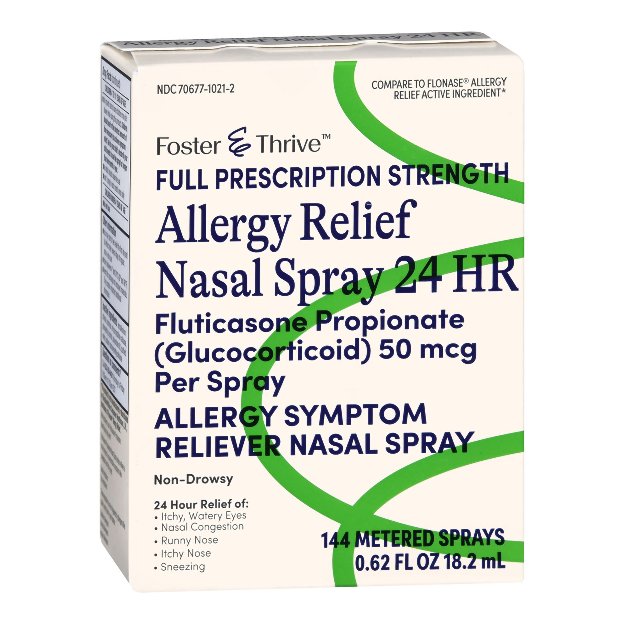 McKesson Brand 70677102102 - Foster & Thrive™ Allergy Relief Nasal Spray 24 HR Fluticasone Propionate - 1/Each