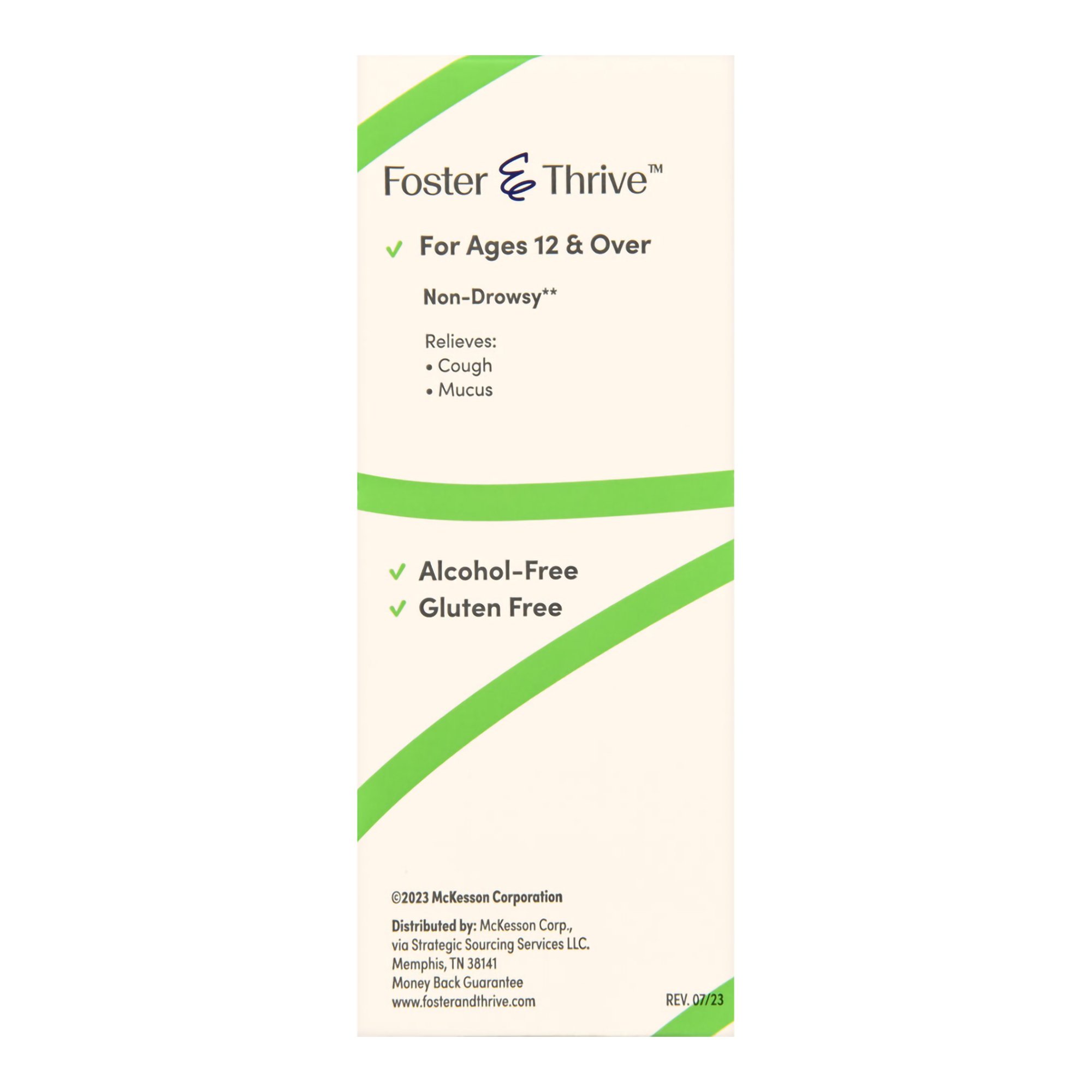 McKesson Brand 70677103501 - Foster & Thrive™ Adult Tussin DM Liquid, Raspberry Flavor - 1/Each