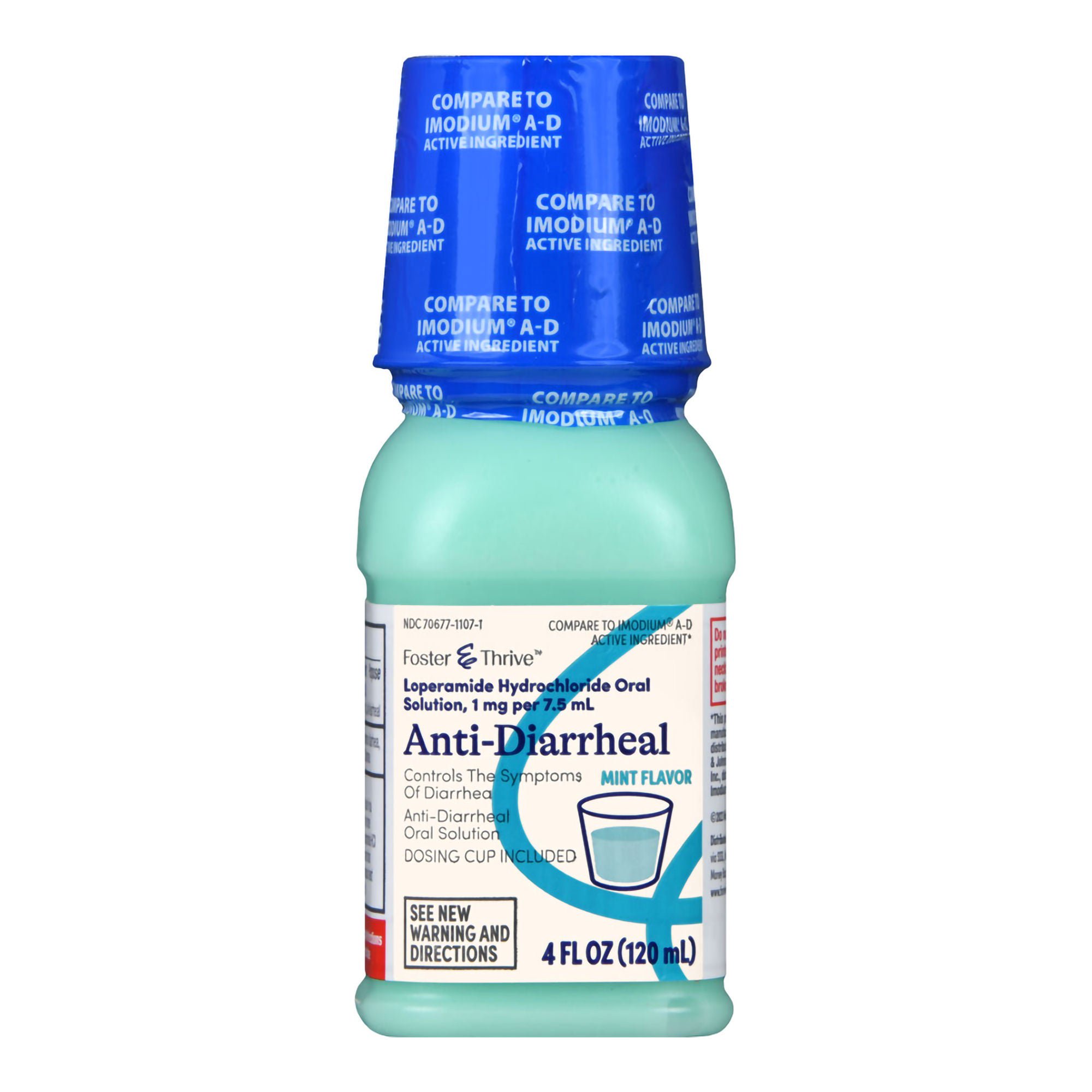 McKesson Brand - 70677110701 Foster & Thrive™ Anti-Diarrheal 1 mg per 7.5 mL Loperamide Oral Solution