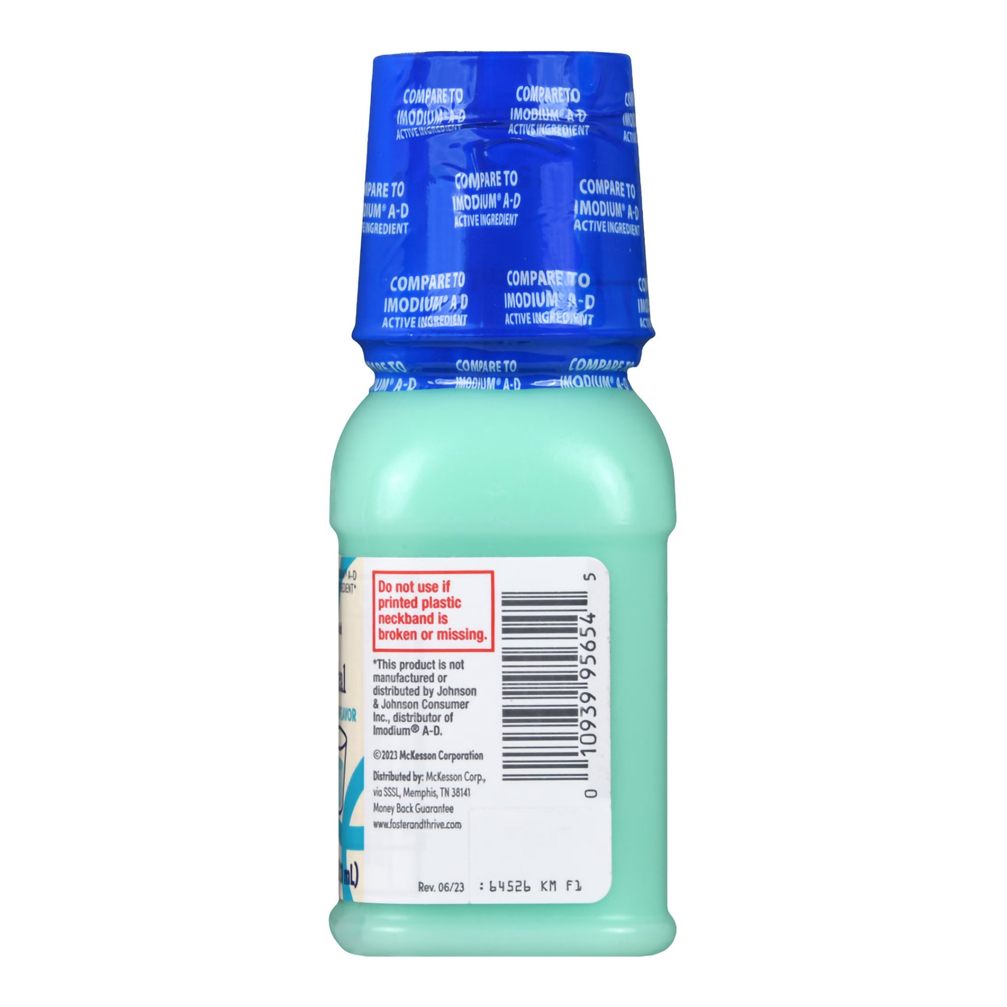 McKesson Brand 70677110701 - Foster & Thrive™ Anti-Diarrheal 1 mg per 7.5 mL Loperamide Oral Solution, Mint - 1/Each