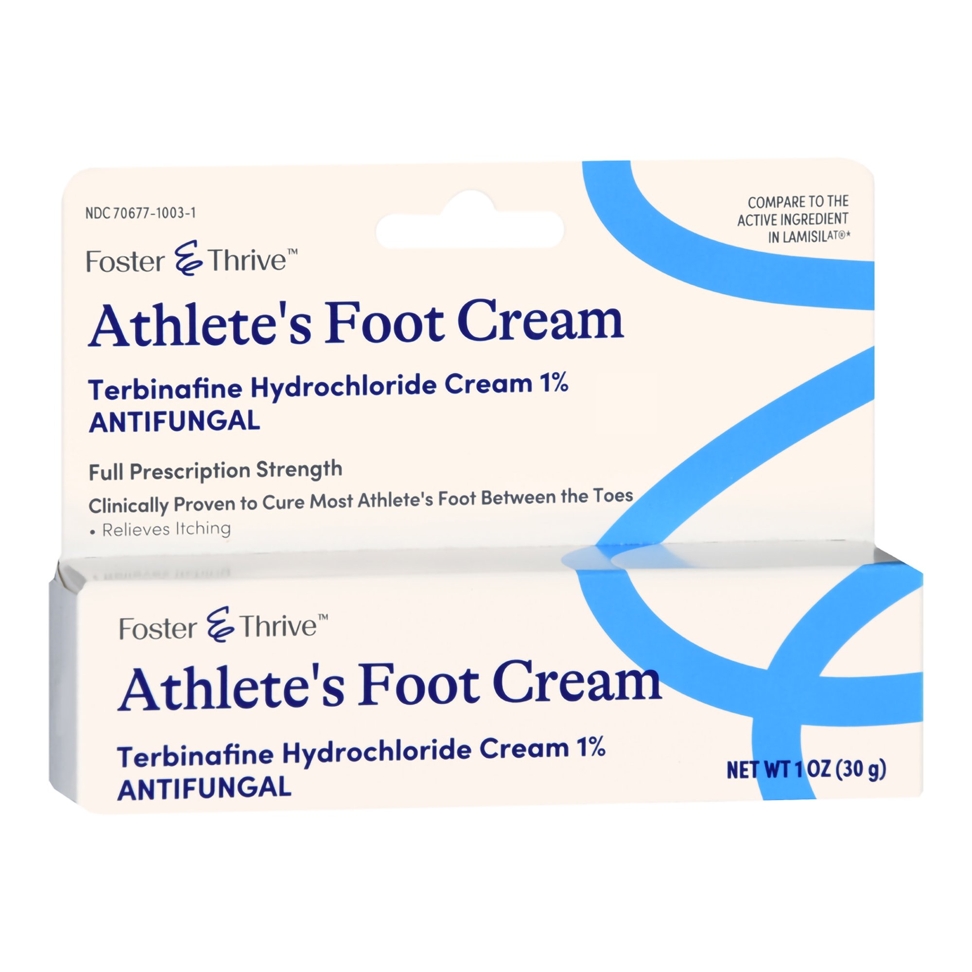 McKesson Brand 70677100301 - Foster & Thrive™ Terbinafine HCl Antifungal Cream - 1/Each