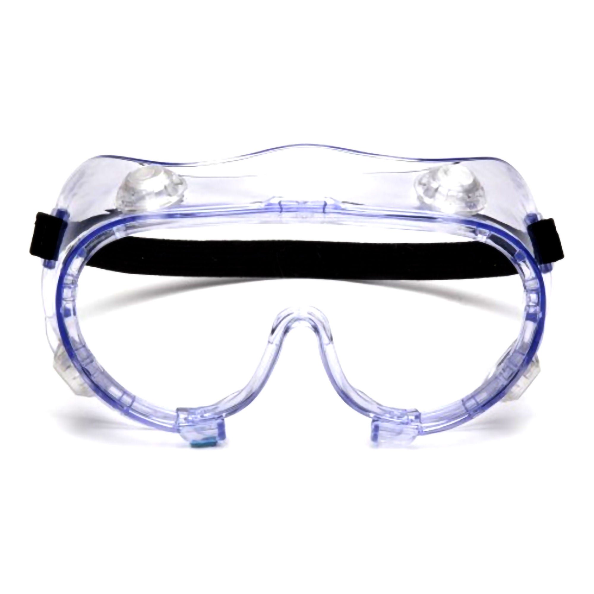 Pyramex - G205 Protective Goggles Pyramex® Fit Over Uncoated Clear Tint Polycarbonate Lens Clear Frame Elastic Strap One Size Fits Most