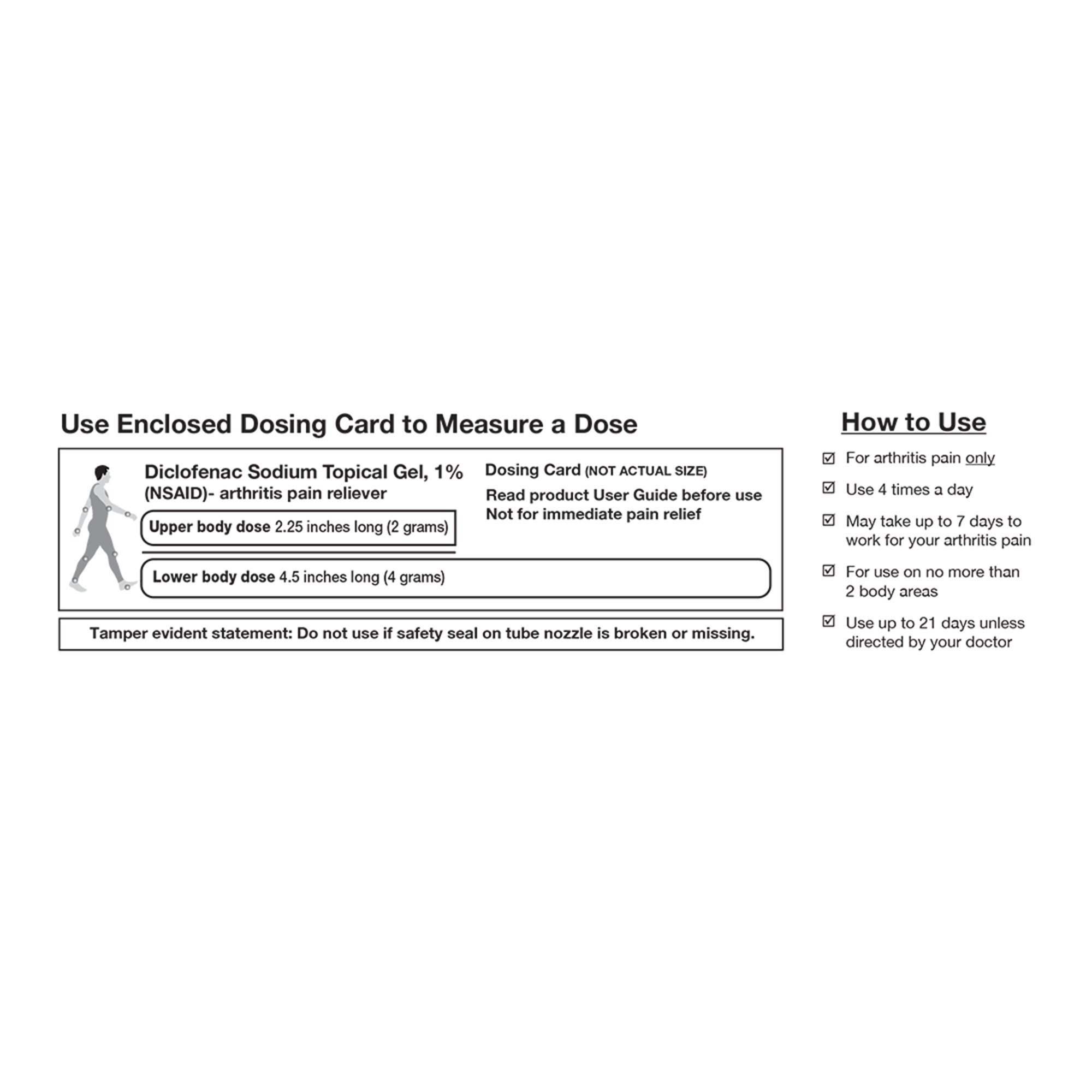 Geri-Care S140-01-GCP - Geri-Care® 1% Diclofenac Sodium Topical Gel NSAID Arthritis Pain Reliever - 1/Each, 24/Case
