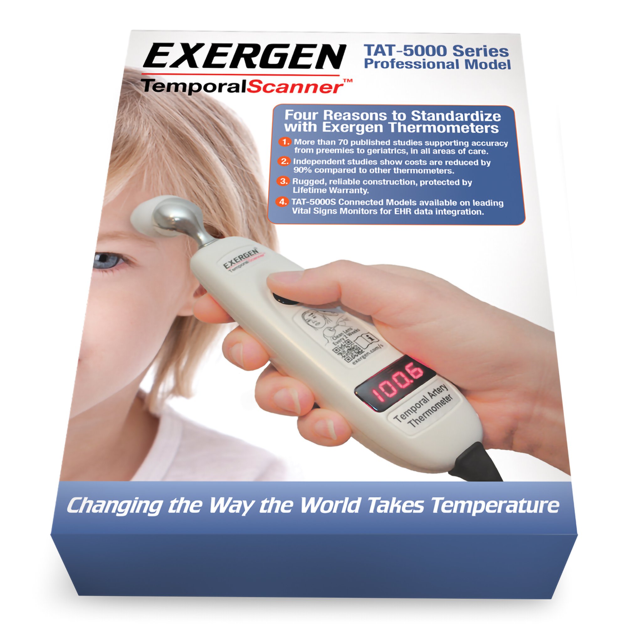 Exergen 124275S - Exergen TemporalScanner™ Temporal Contact Thermometer - 1/Each