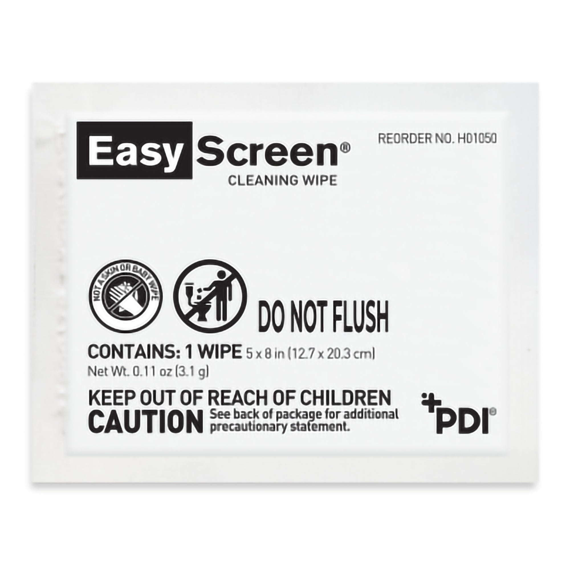 Professional Disposables - H01050 PDI® Easy Screen™ Cleaning Wipe