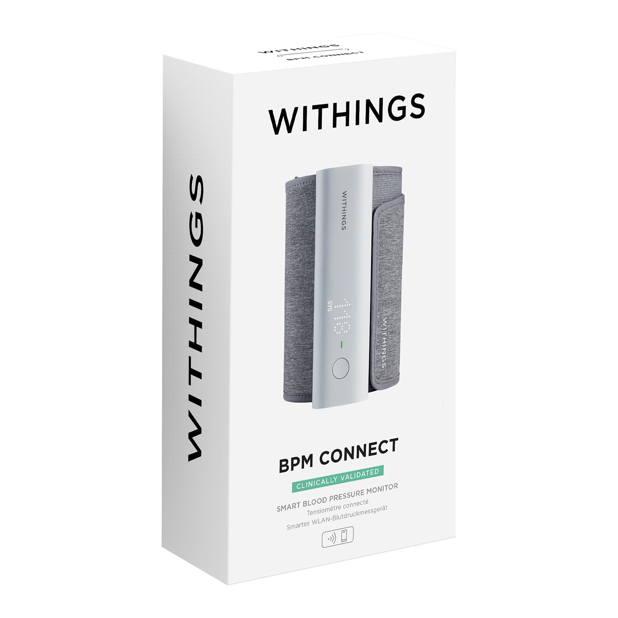 Withings Inc WPM05-ALL-INTER - Withings Smart Blood Pressure Monitor - 1/Each