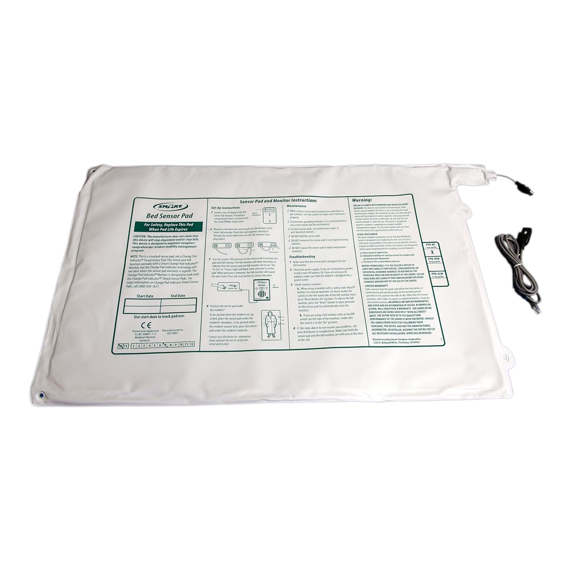 Smart Caregiver - TL-4016 Fall Prevention Monitor Smart Caregiver™ Black / Green / White