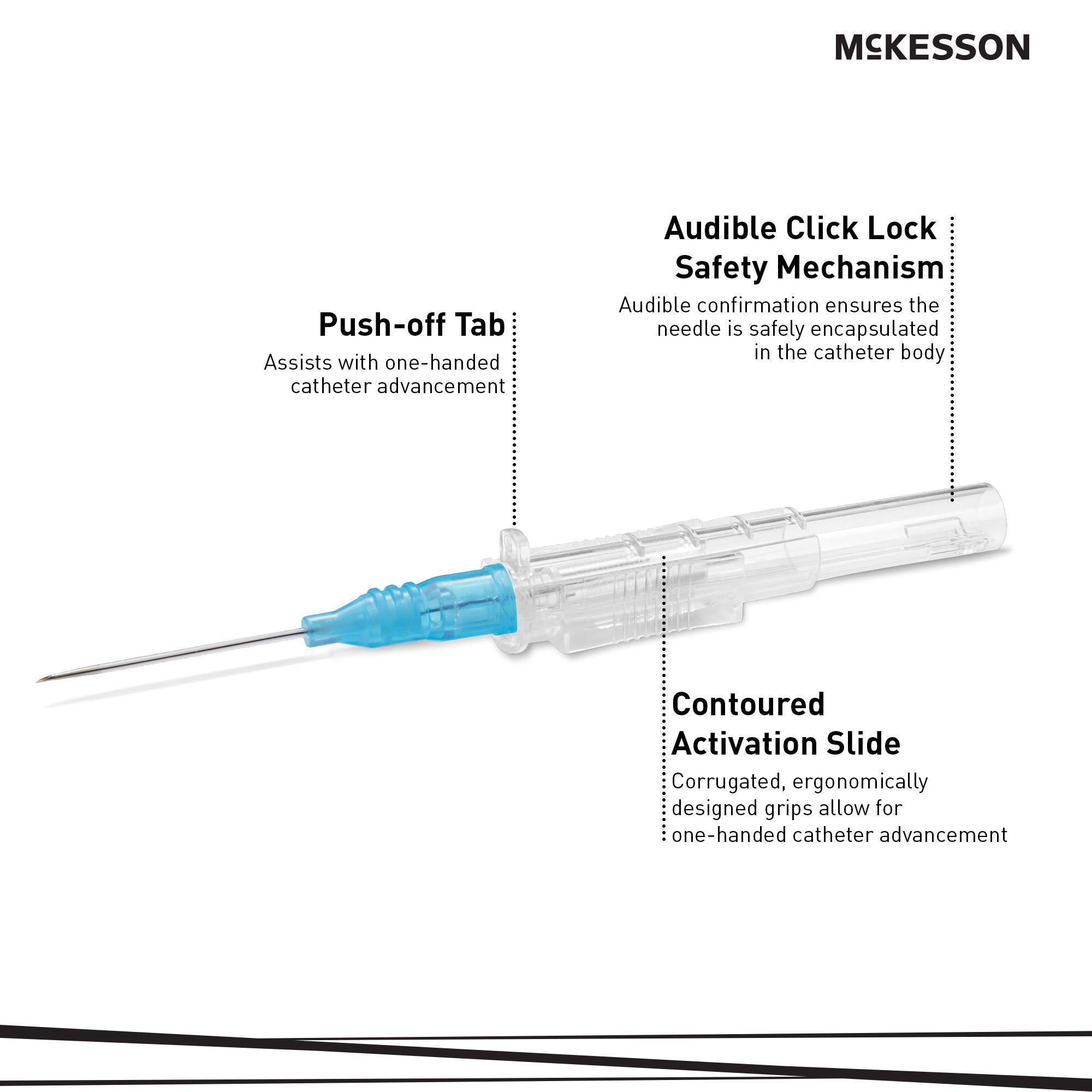 McKesson Brand 200-IVS221 - 1/Each, 50/Box, 200/Case