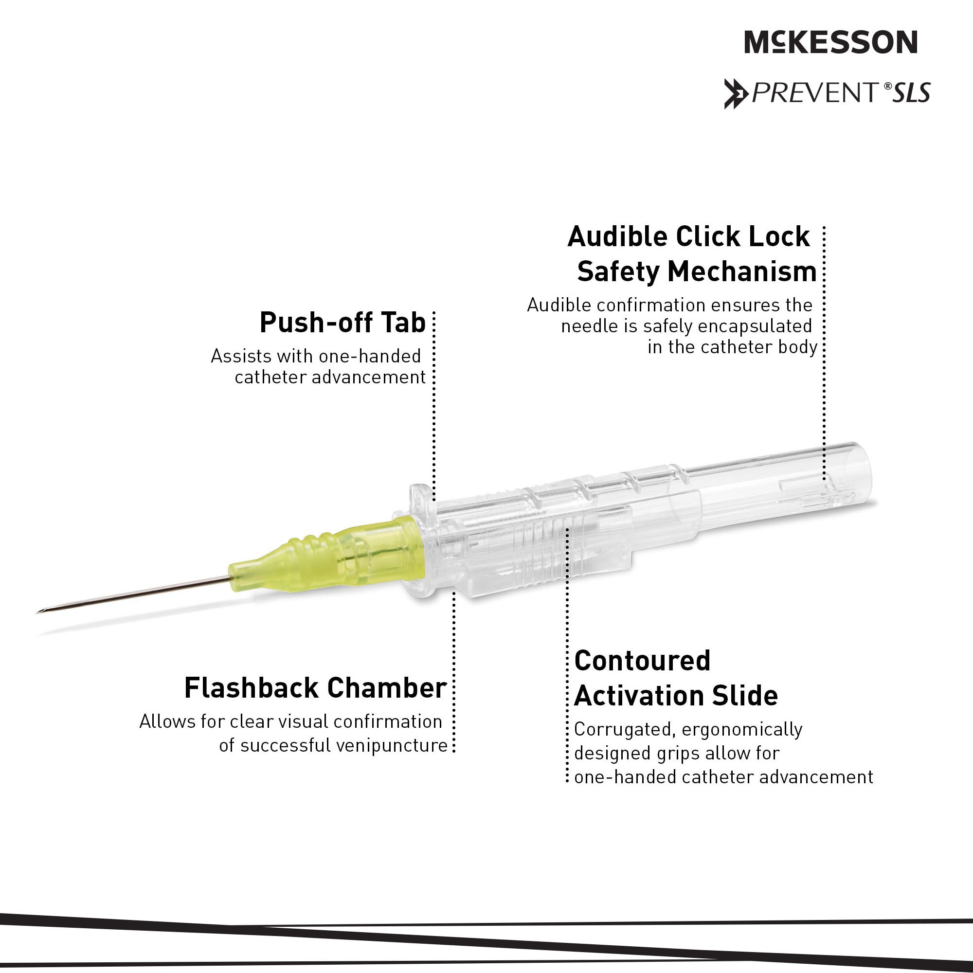 McKesson Brand 200-IVS2434 - 1/Each, 50/Box, 200/Case
