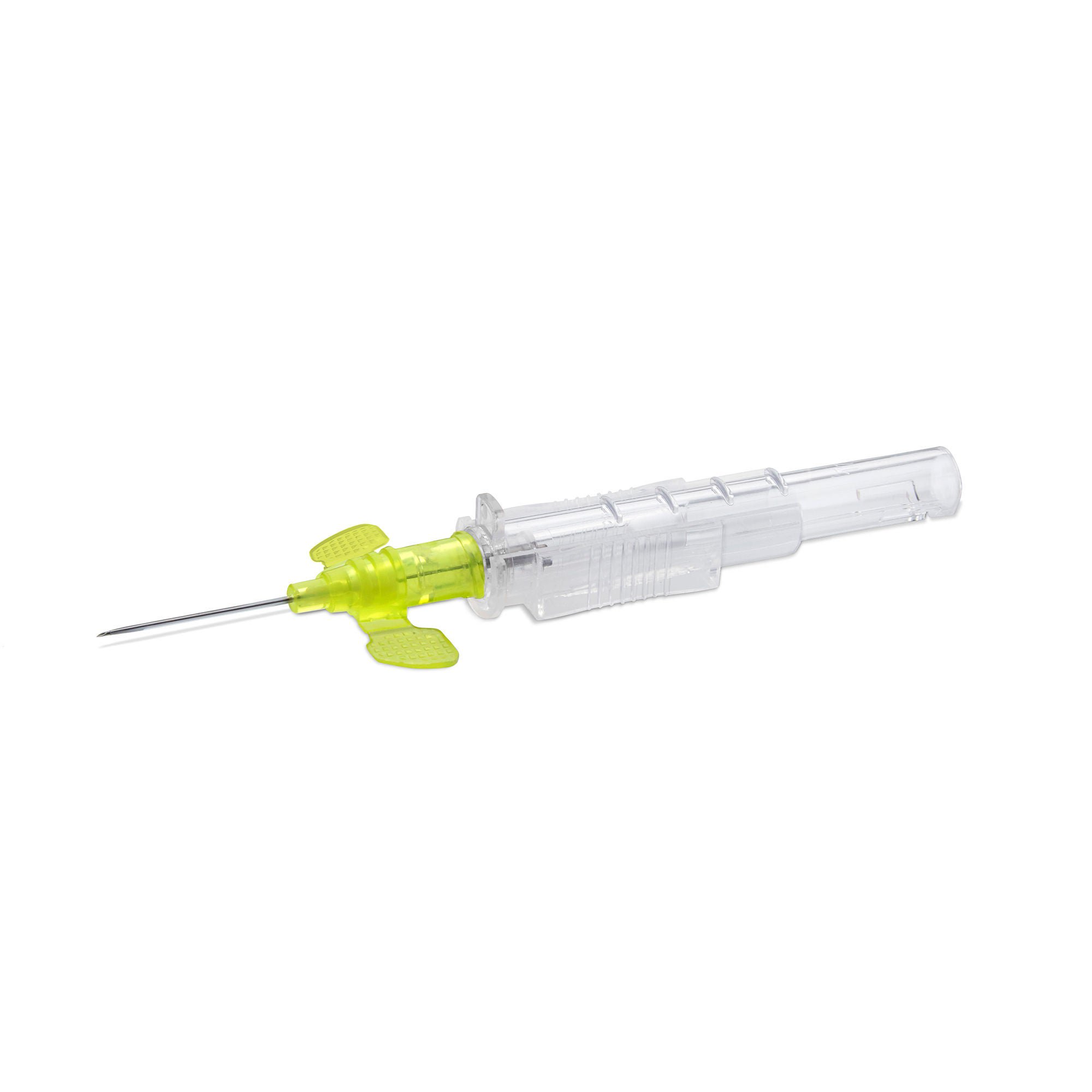 McKesson Brand - 200-IVSW2458 Peripheral IV Catheter Prevent® SLS 24 Gauge 3/4 Inch Polyurethane Winged Hub Non Blood Control Sliding Safety
