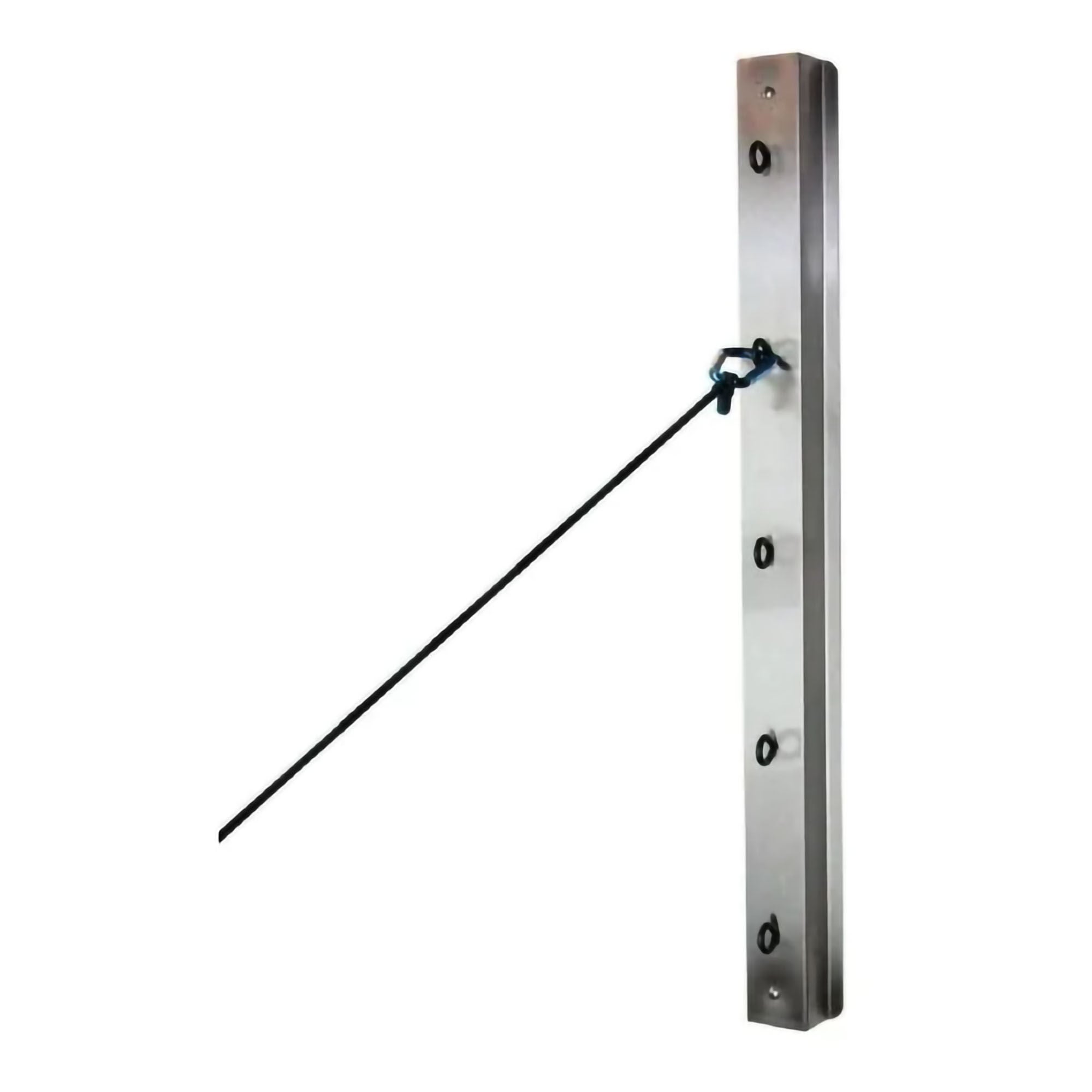 Performance Health - 81088566 Exercise Rail Station Stainless Steel / 5 Hooks per Base 28 Inch Length Silver