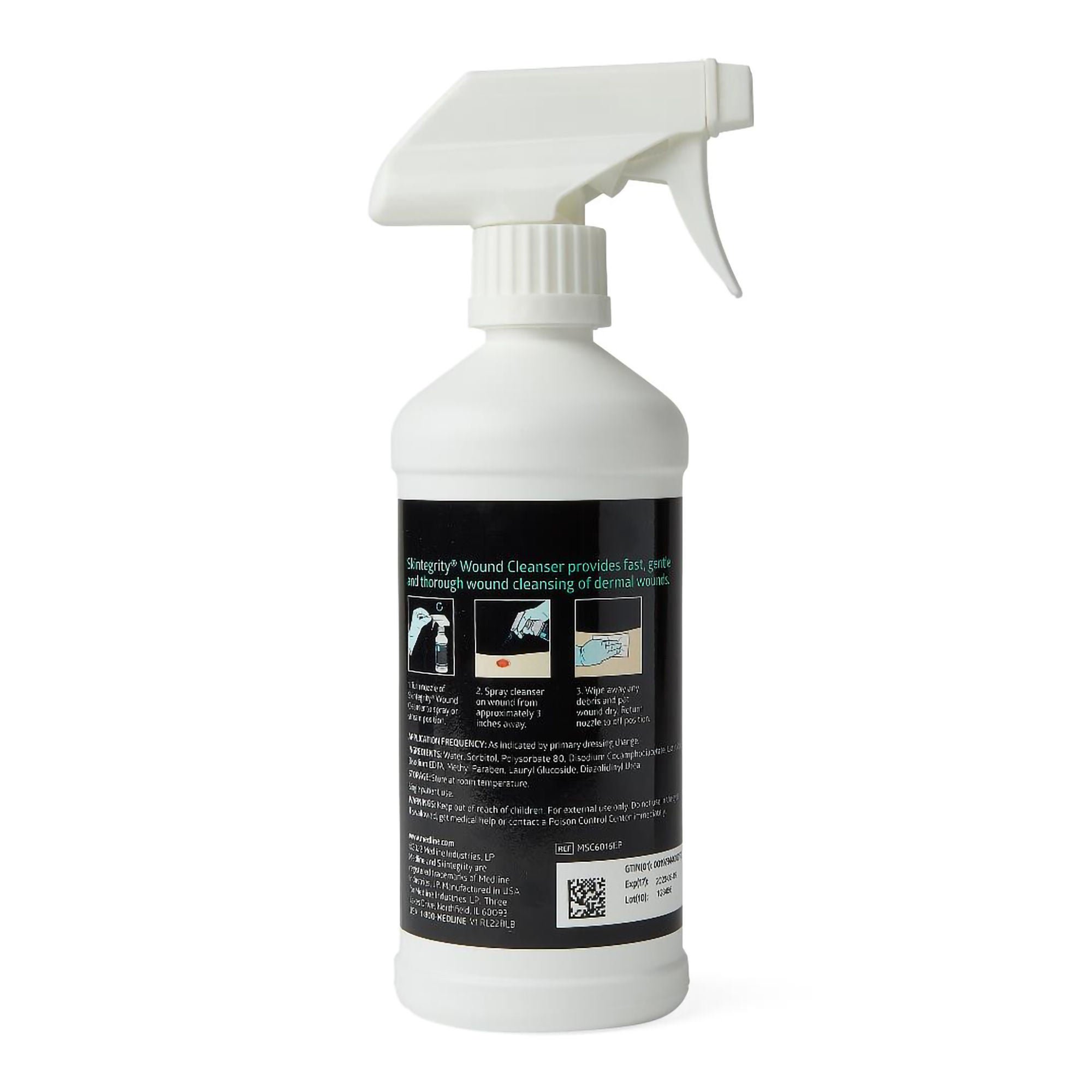 Medline - MSC6016EP Wound Cleanser Skintegrity® 16 oz. Pump Bottle NonSterile