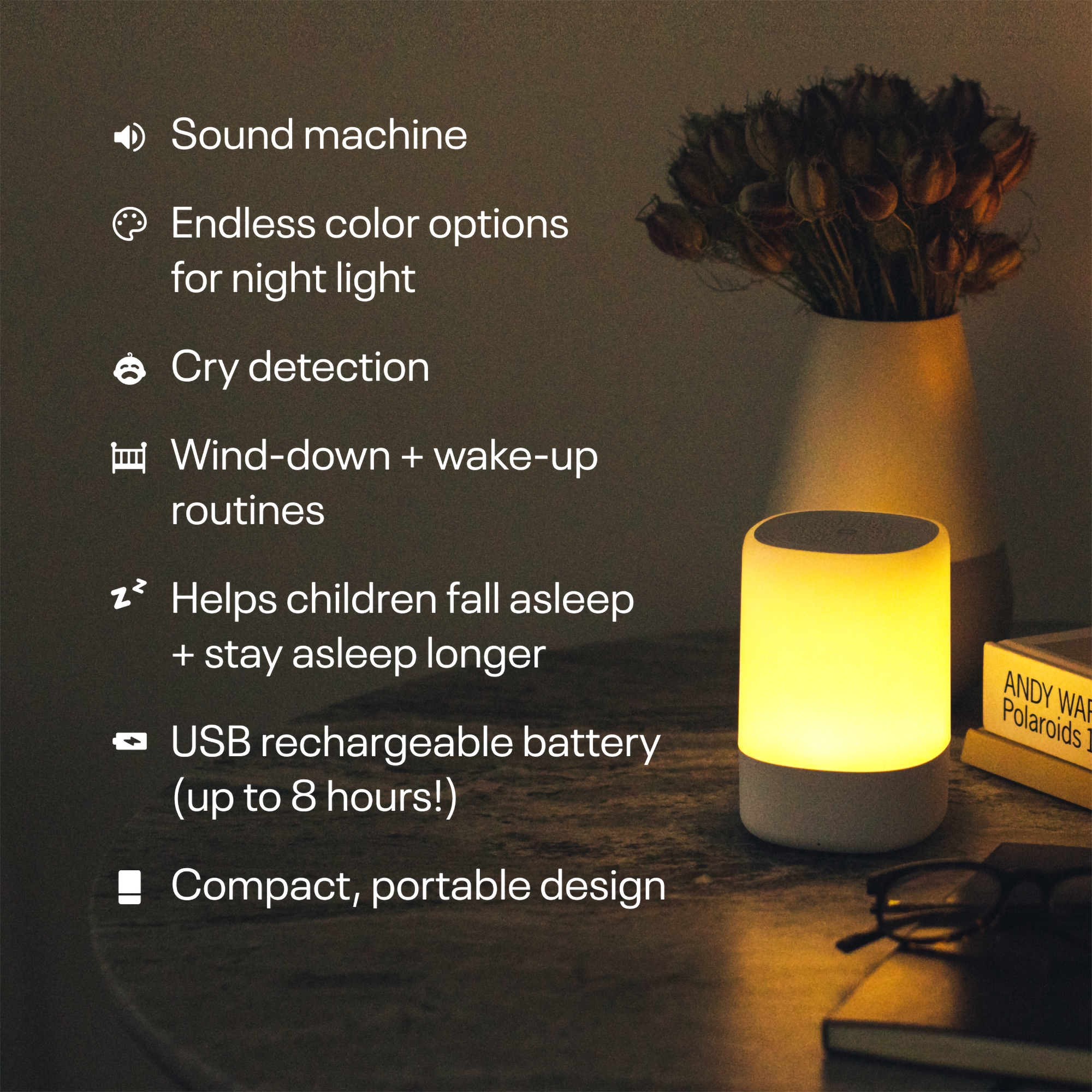 Nanit L101NW - Nanit Sound + Light Machine for Babies - 1/Each