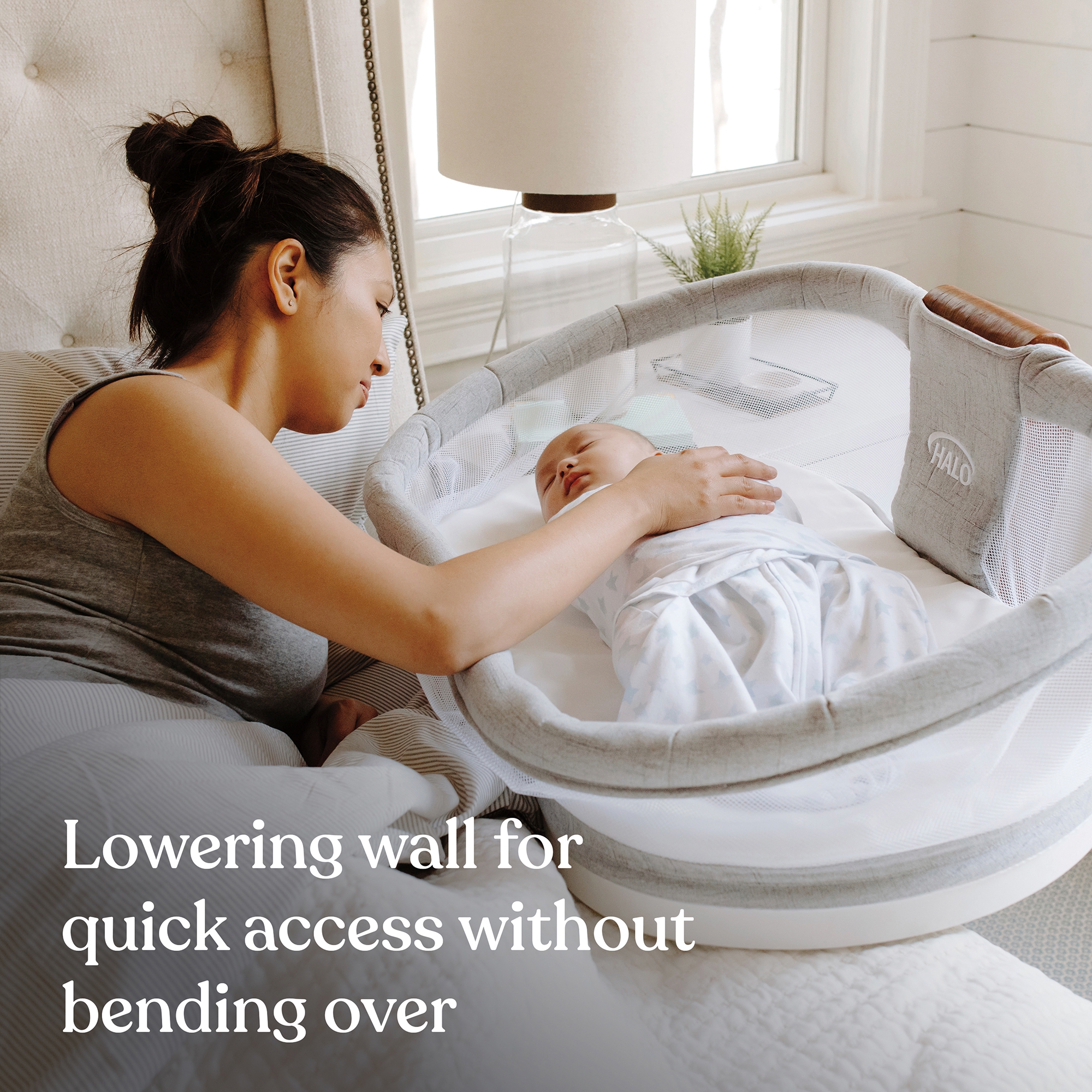 Halo Dream Inc 4446 - BassiNest® Luxe Series Bassinet, 32 x 33.5 x 37 Inch - 1/Each