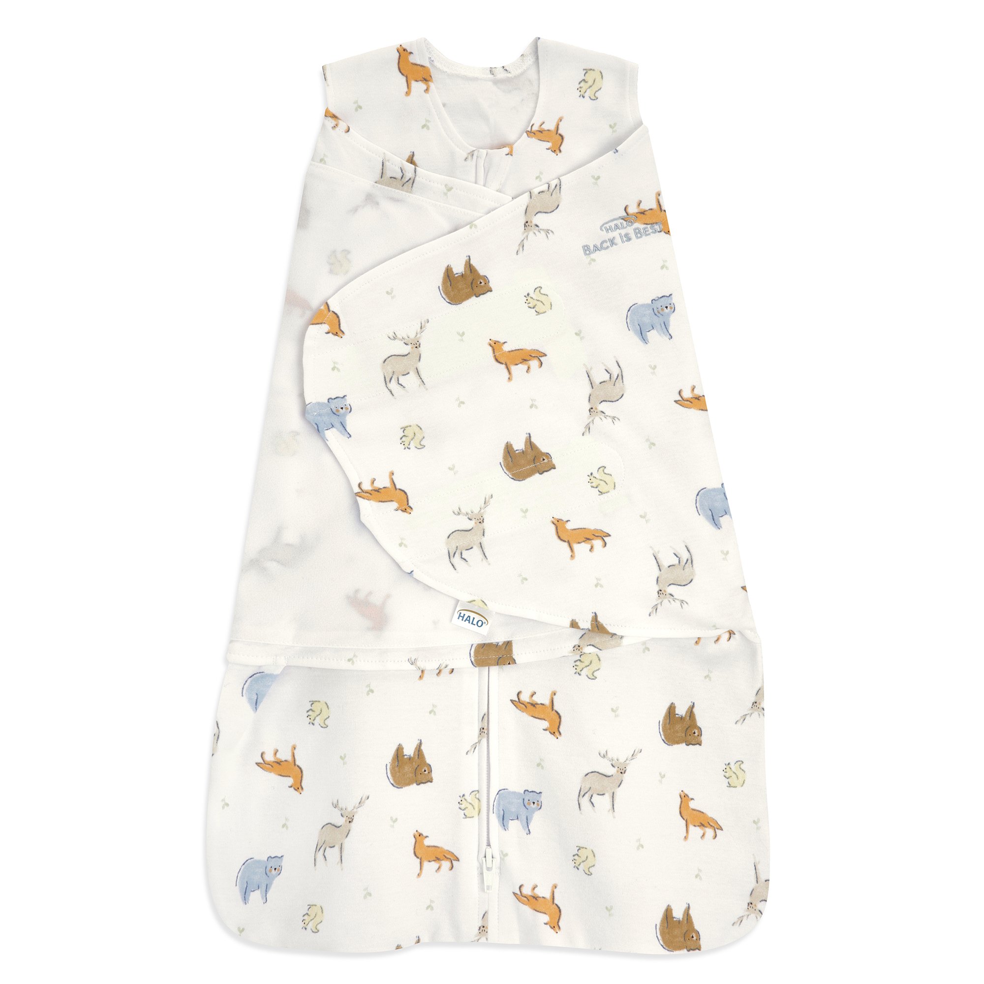 Halo Dream Inc 4964 - Halo® SleepSack® Swaddle for 3 – 6 Month Old Babies, Forest Friends Print - 1/Each, 4/Case