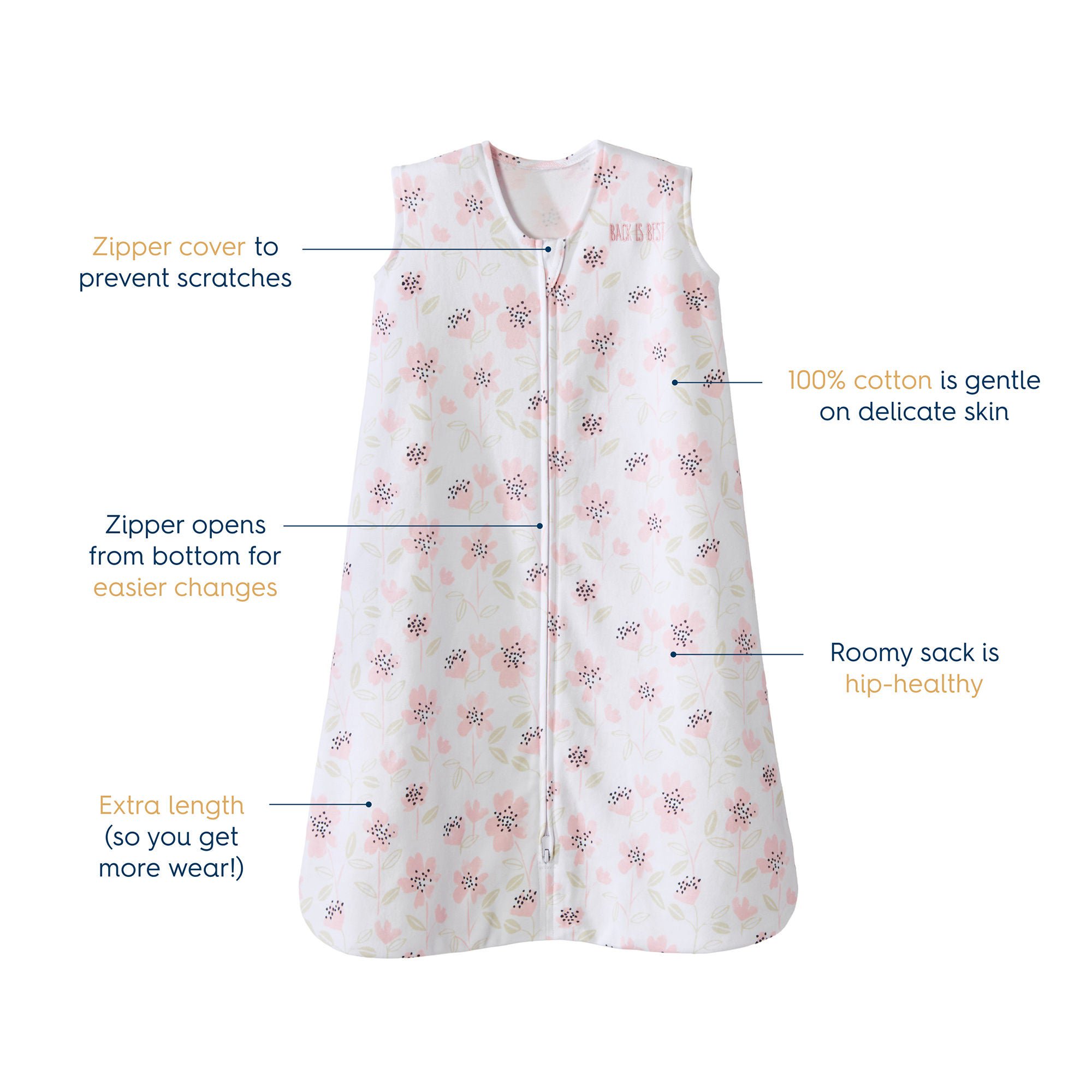 Halo Dream Inc - 4135 Wearable Blanket Halo® SleepSack® Cotton NonSterile