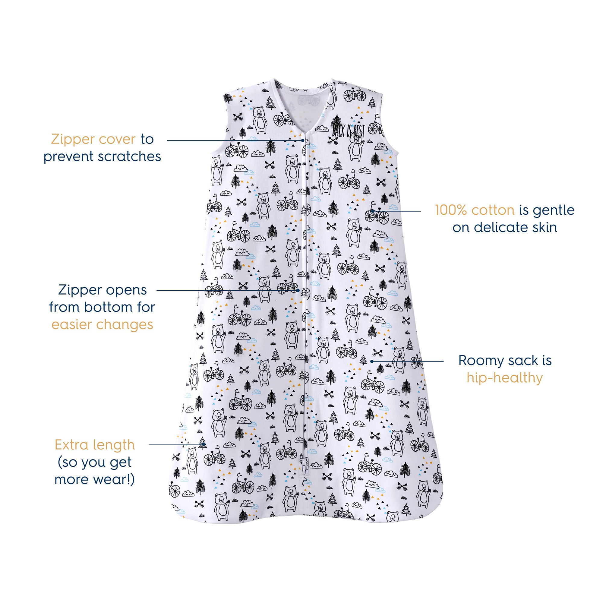 Halo Dream Inc - 12999 Wearable Blanket Halo® SleepSack® Cotton NonSterile