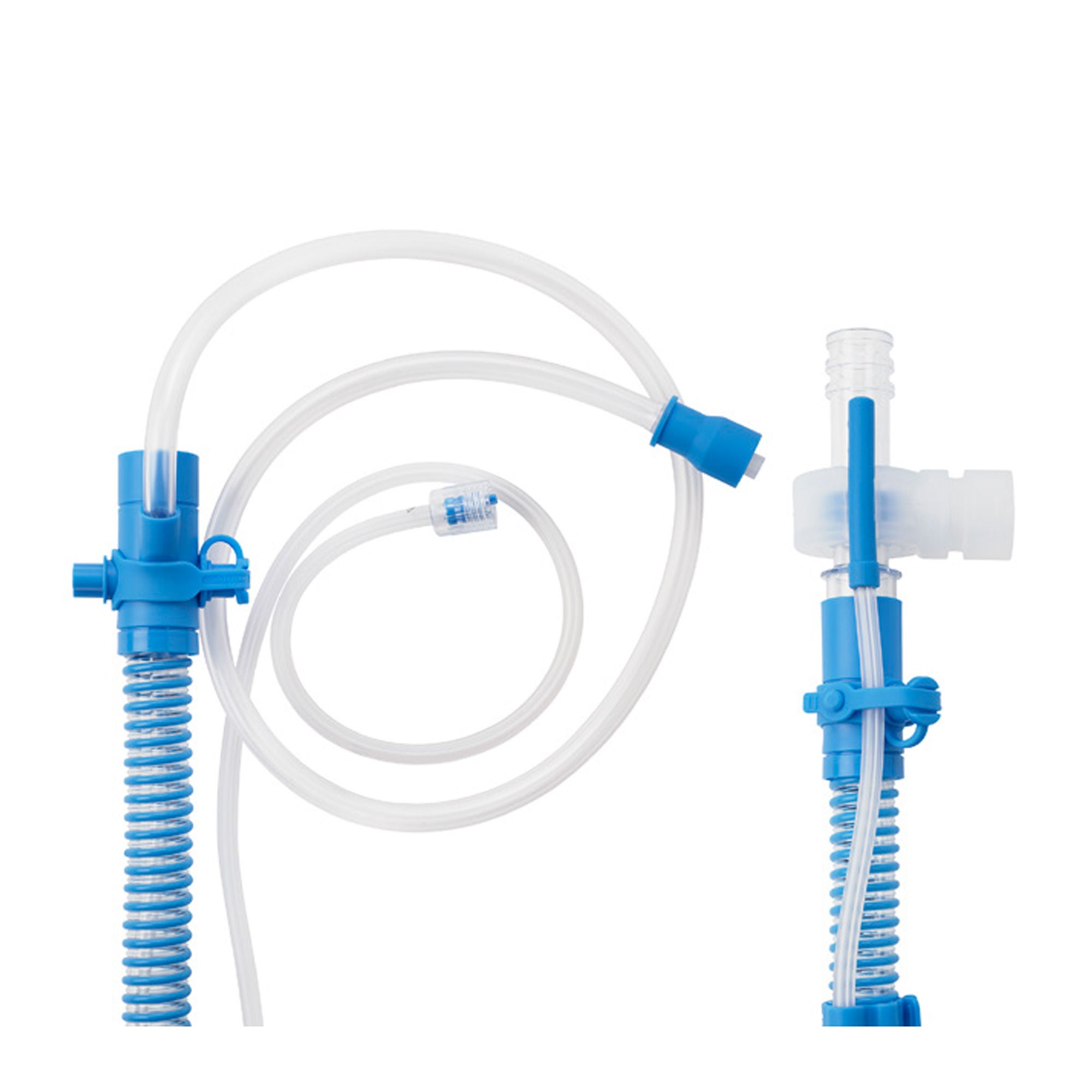 React Health - PRT-00945-003 Ventilator Circuit Ventec One-Circuit 5 Foot Tube Adult Without Breathing Bag Single Patient Use Active Heated Circuit