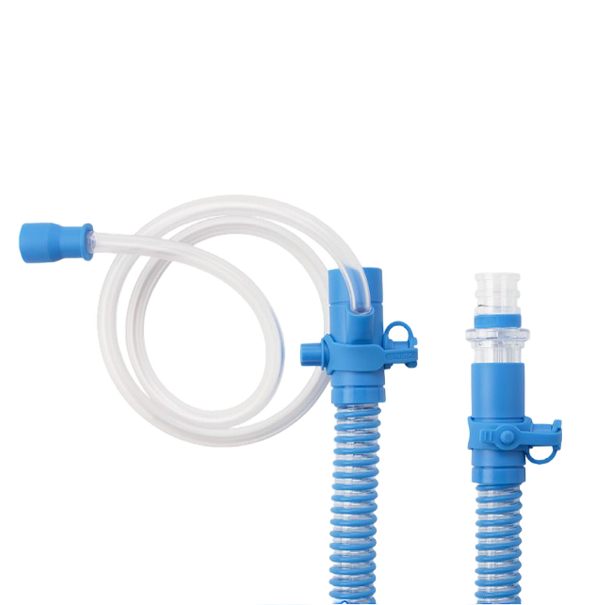 React Health - PRT-01018-001 Ventilator Circuit Ventec One-Circuit 5 Foot Tube Pediatric Without Breathing Bag Single Patient Use Passive Heated Circuit