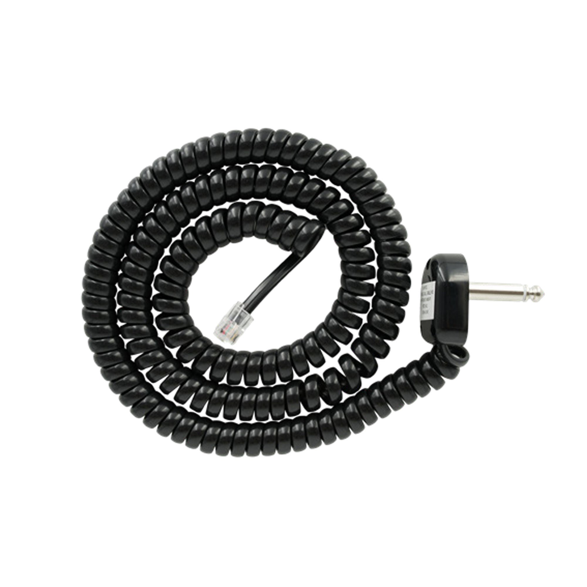 React Health - PRT-00851-000 Nurse Call Cable Ventec For VOCSN Ventilator Black, 10 Foot Coiled Cable