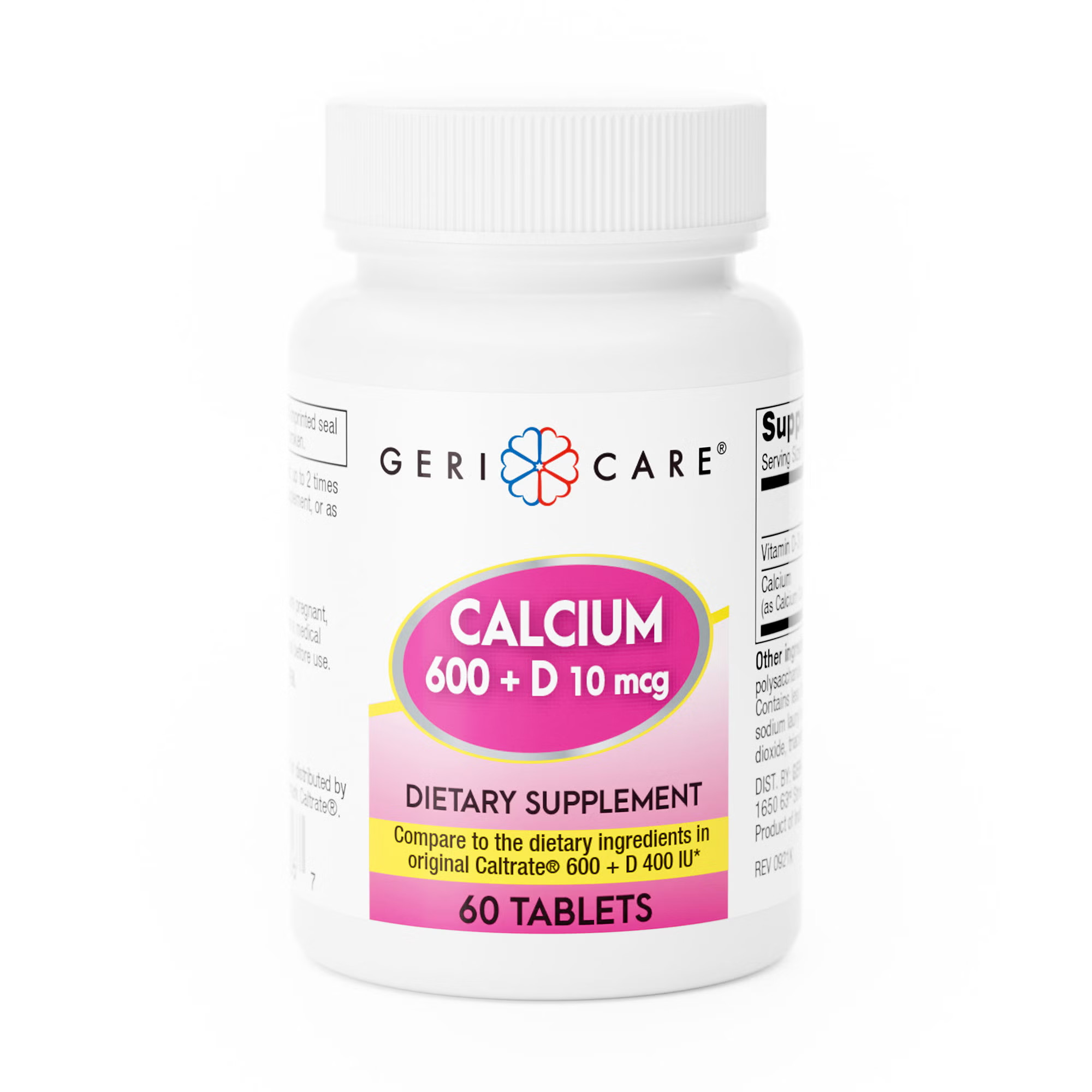 Geri-Care - 748-06-GCP Geri-Care® Calcium 600 + D Dietary Supplement