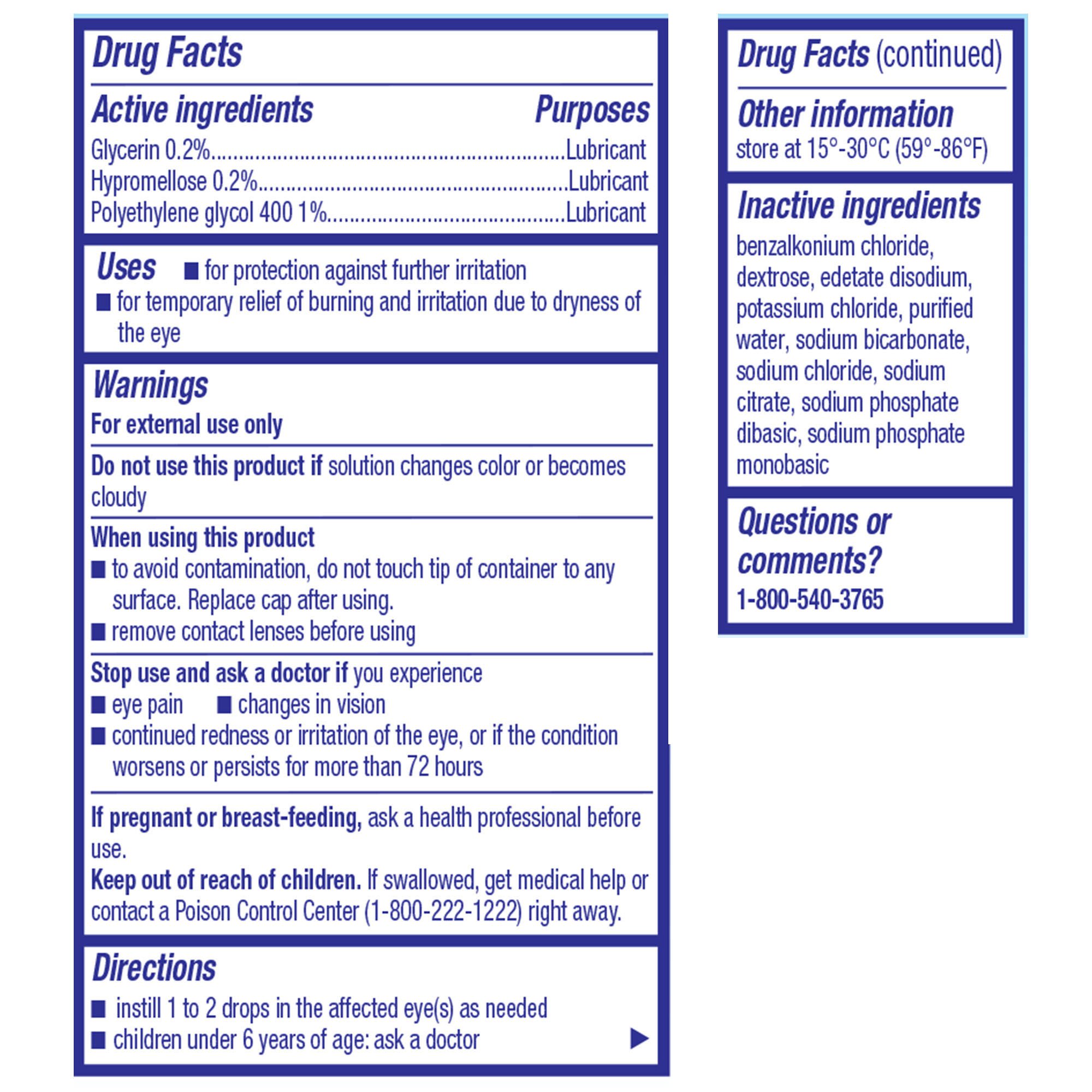 Geri-Care - TRS-05-GCP Geri-Care® Artificial Tears Eye Drops
