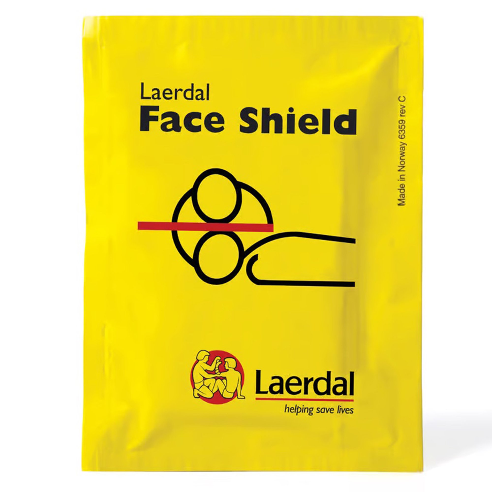Laerdal Medical 46000001 - Laerdal® CPR Face Shield CPR Barrier - 1/Each, 10/Pack, 50/Box