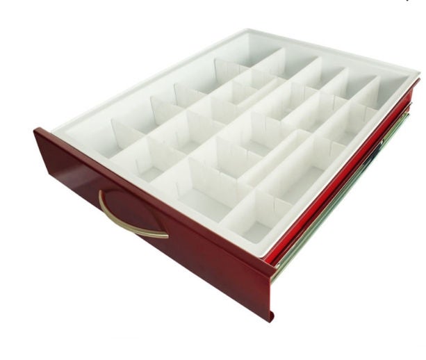 Harloff - MD18-TRAYDIV3-P Adjustable Drawer Dividers Harloff For use with M-Series 18″ wide carts