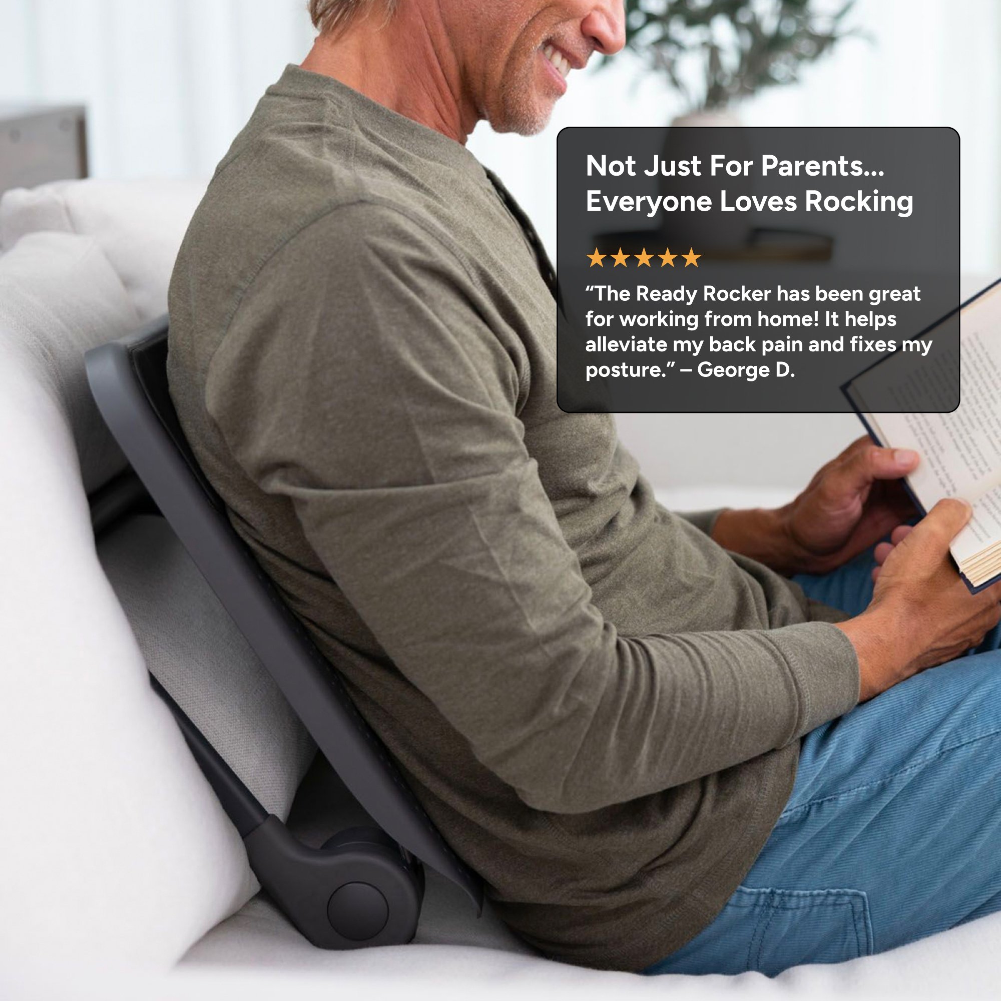 Rocking Inc MMV1RRGRY - Ready Rocker Rocking Device, Gray - 1/Each, 6/Case