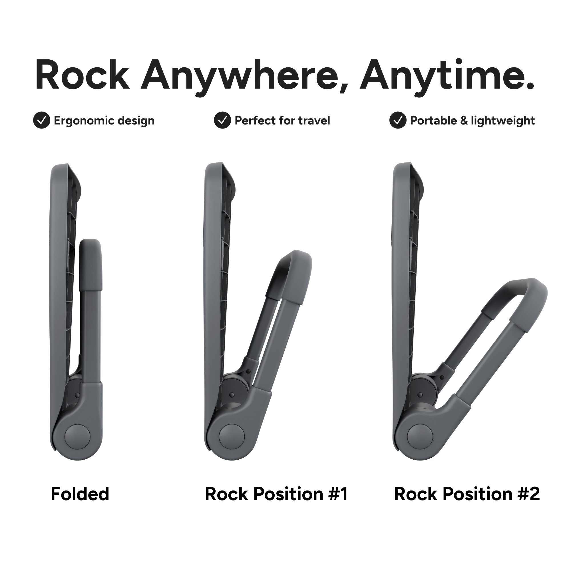 Rocking Inc MMV1RRGRY - Ready Rocker Rocking Device, Gray - 1/Each, 6/Case