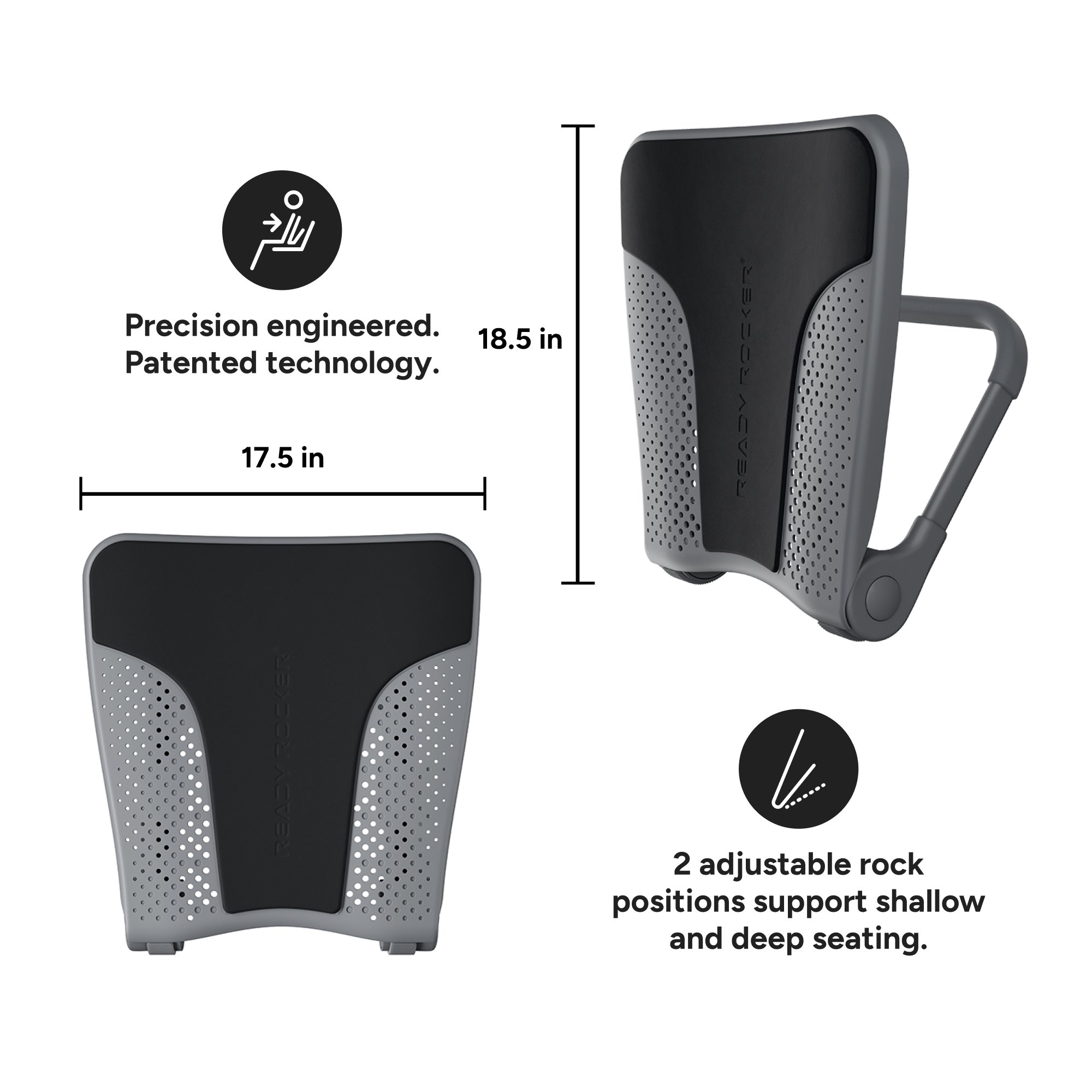 Rocking Inc MMV1RRGRY - Ready Rocker Rocking Device, Gray - 1/Each, 6/Case