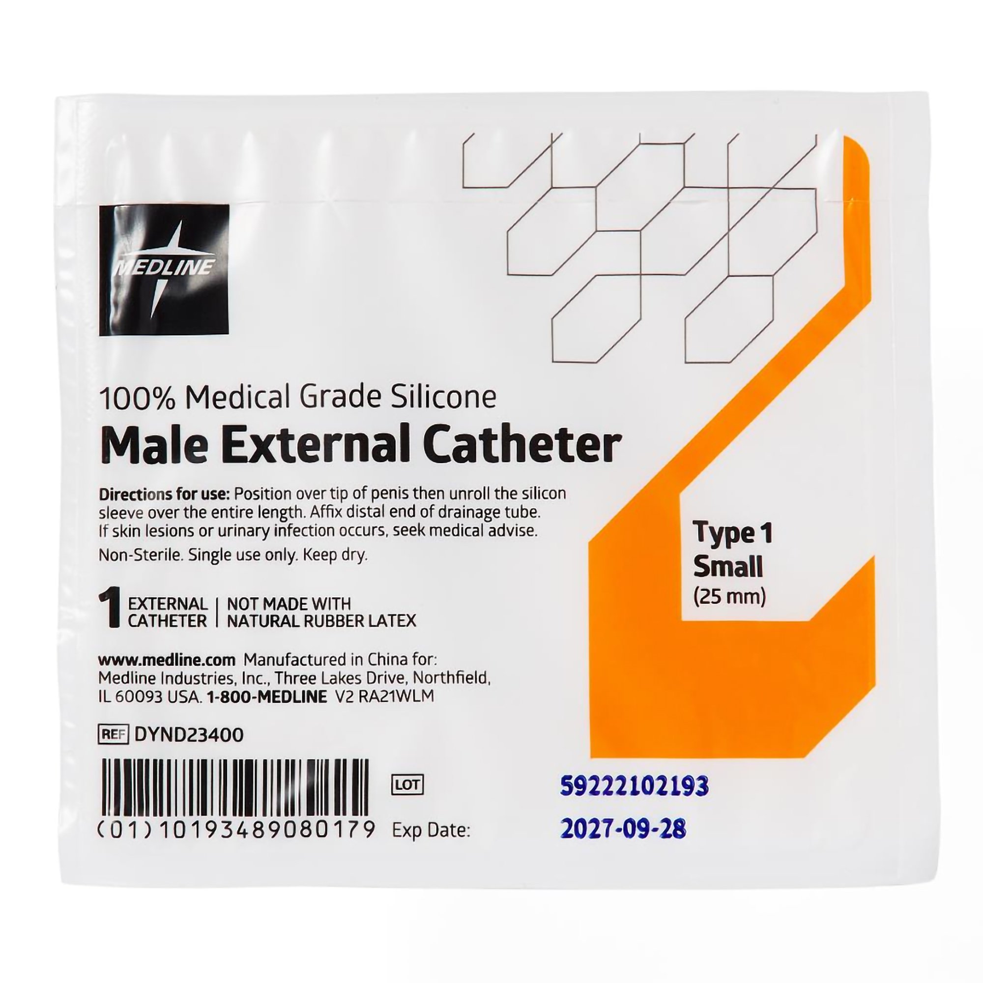Exo-Cath External Male Catheter DYND23400 by Medline