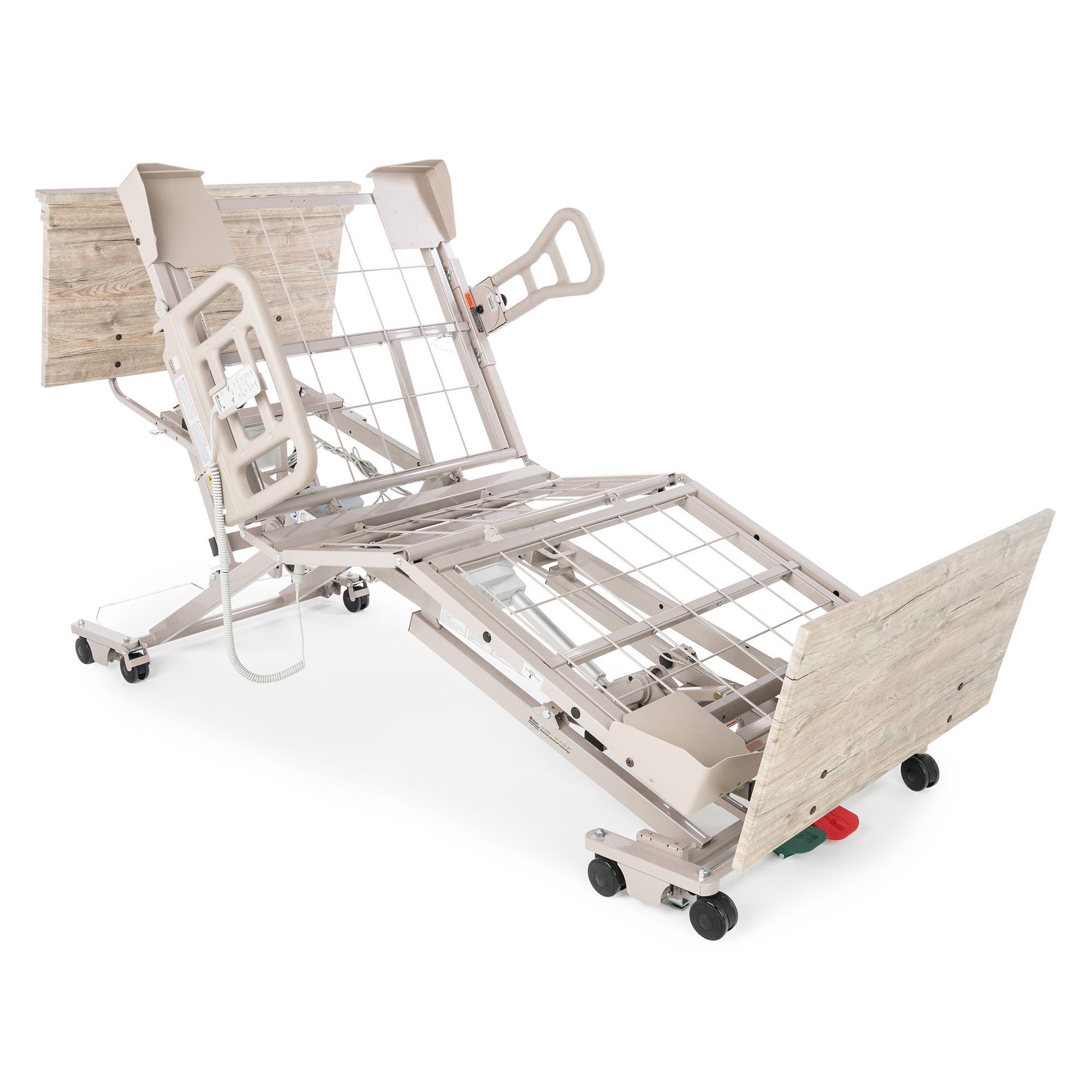Graham-Field - ZZ9ASW Electric Bed Zenith 9200 Series Long Term Care 80 to 84 Inch Length Adjustable Deck 3 Functions 7 to 30 Inch Height Range