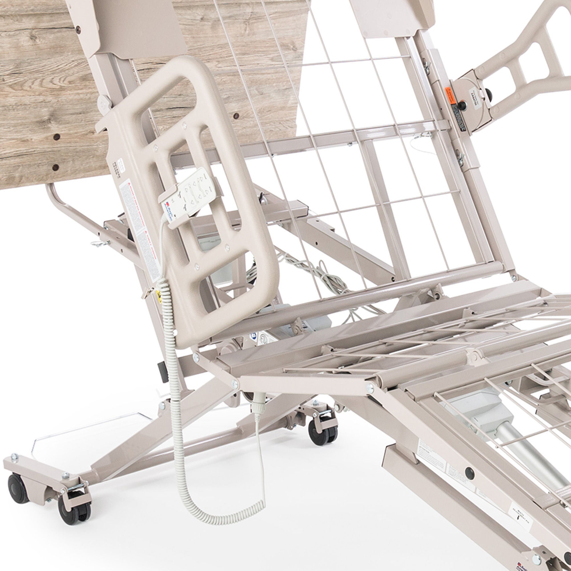 Graham-Field - ZZ9ASW Electric Bed Zenith 9200 Series Long Term Care 80 to 84 Inch Length Adjustable Deck 3 Functions 7 to 30 Inch Height Range