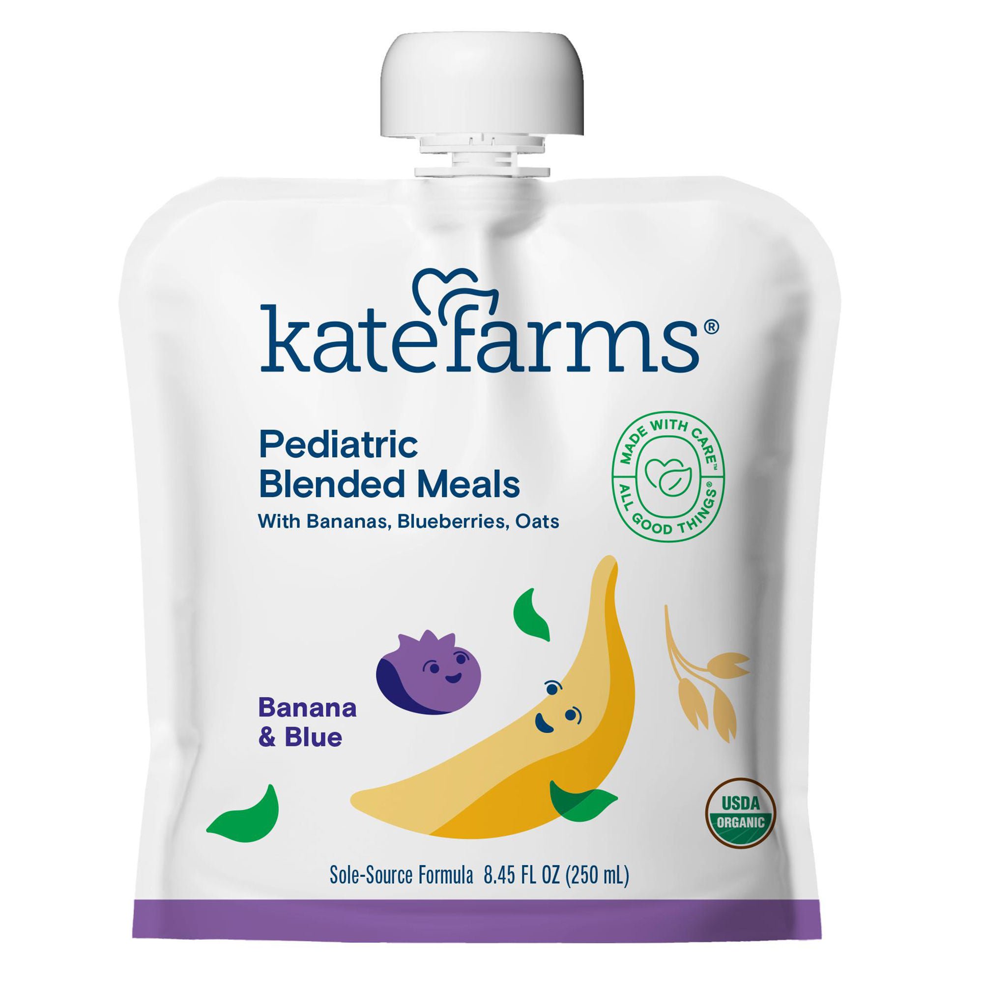 Kate Farms - 811112030775 Kate Farms® Pediatric Blended Meals with Bananas