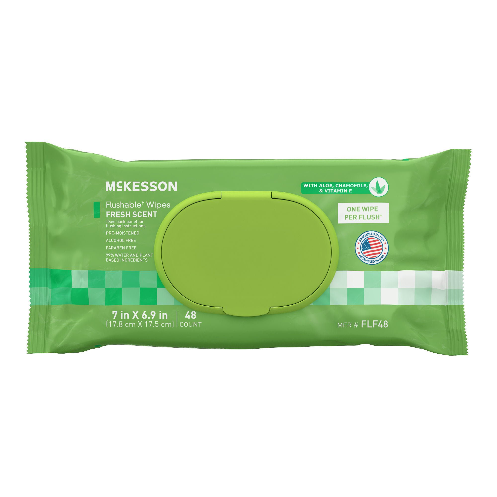 McKesson Brand - FLF48 McKesson Flushable* Wet Wipes - Scented