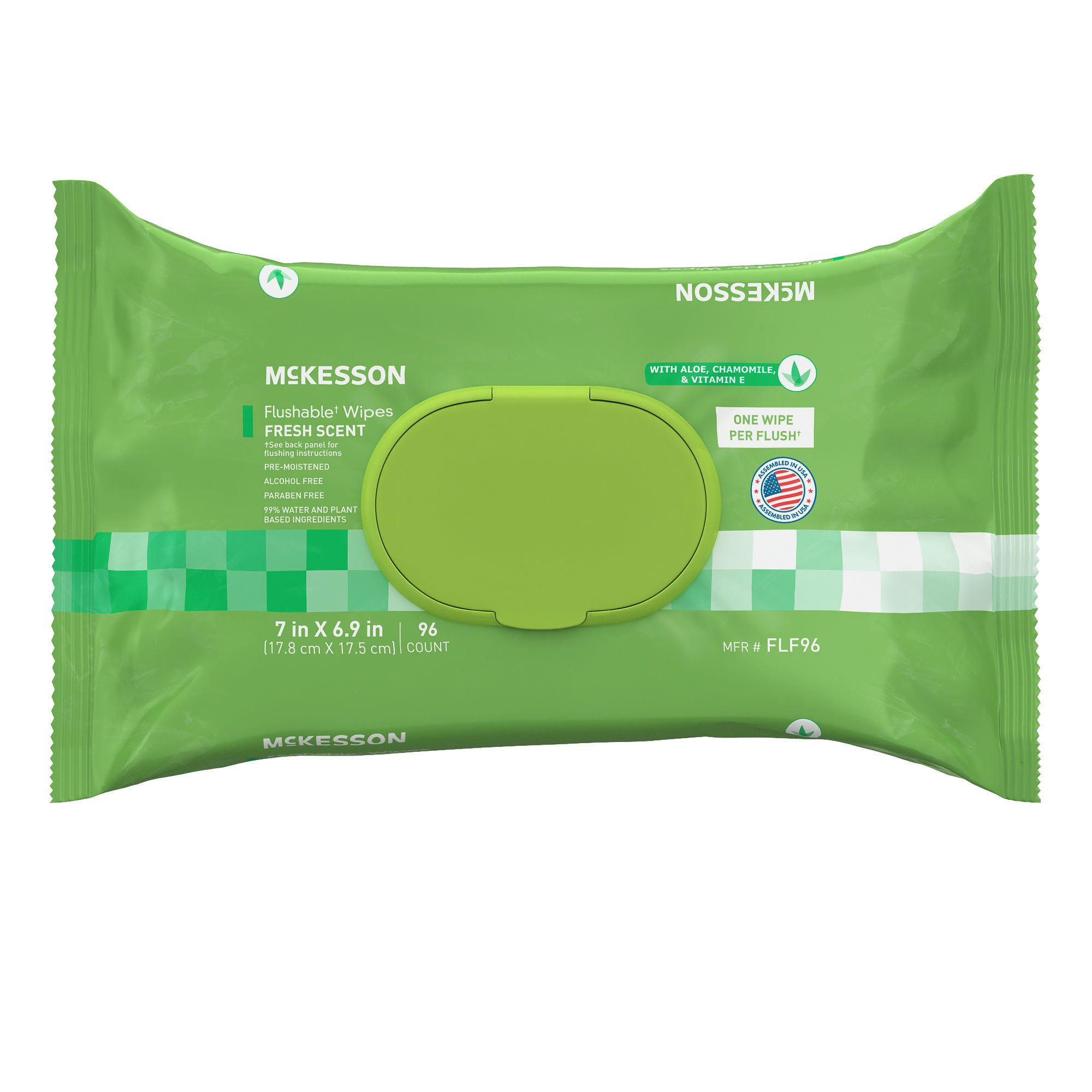 McKesson Brand - FLF96 McKesson Flushable* Wet Wipes - Scented