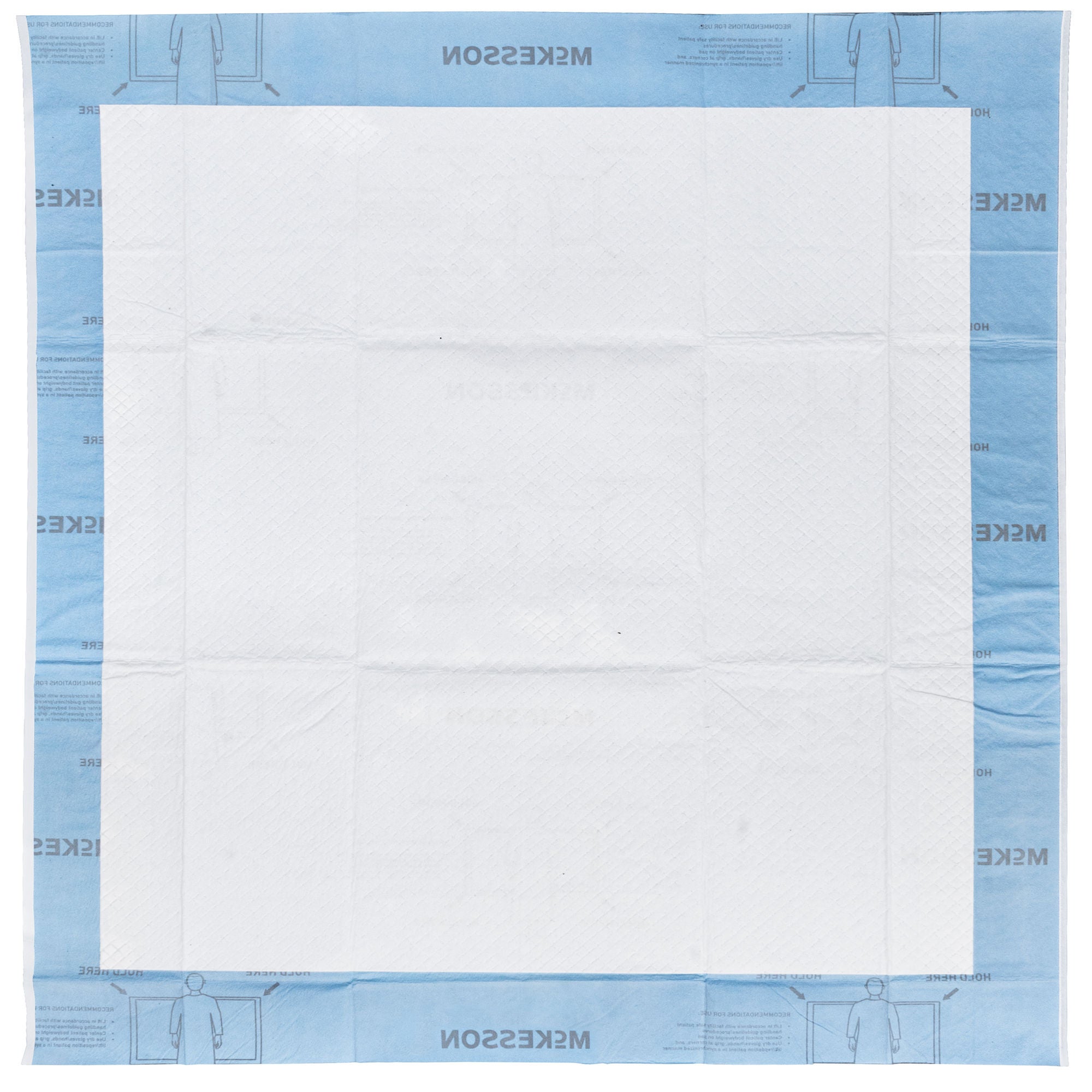 McKesson Brand - 241-3036 Disposable Underpad McKesson Low Air Loss and Repositioning 30 X 36 Inch Super Absorbent Polymer Heavy Absorbency