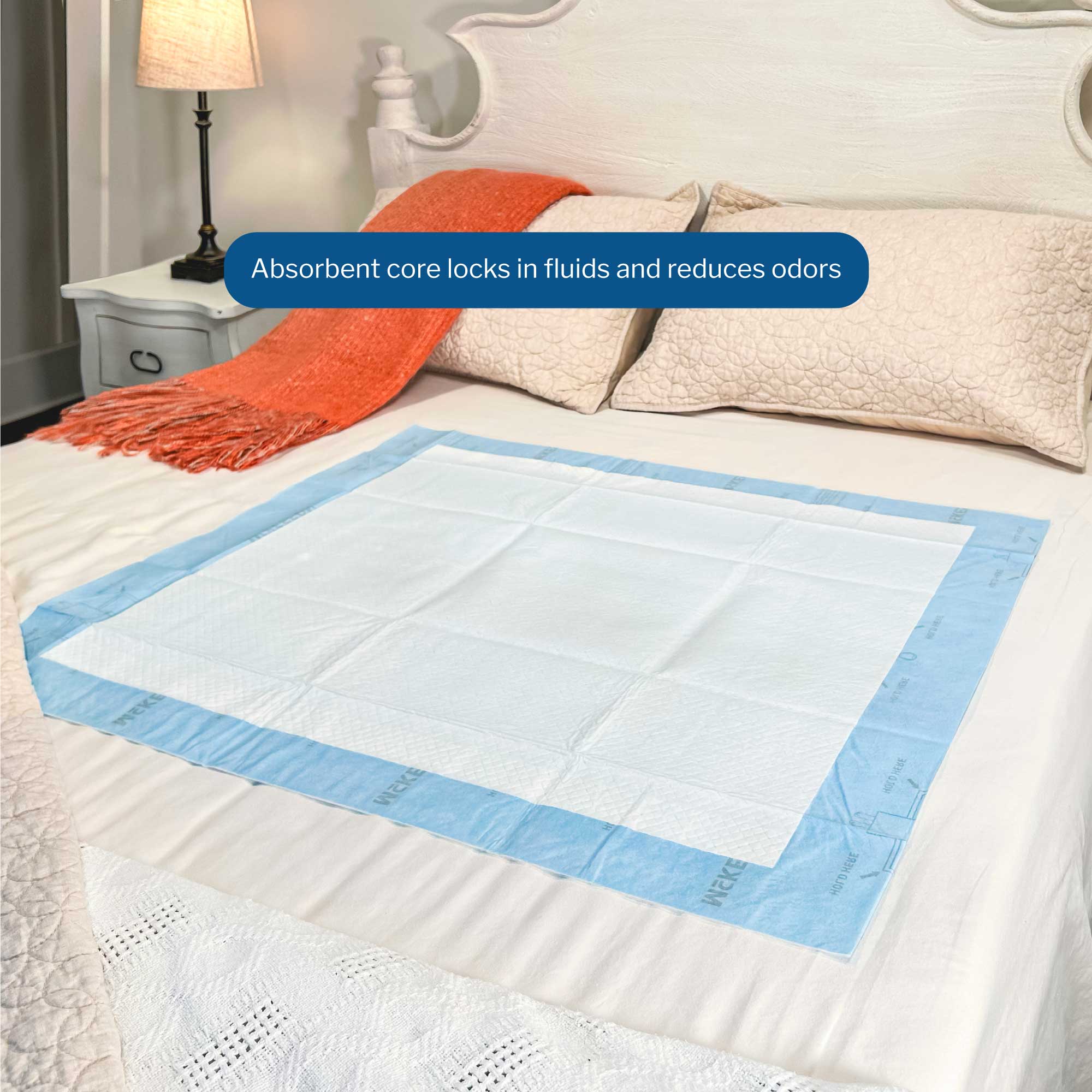 McKesson Brand - 241-3042 Disposable Underpad McKesson Low Air Loss and Repositioning 30 X 42 Inch Super Absorbent Polymer Heavy Absorbency