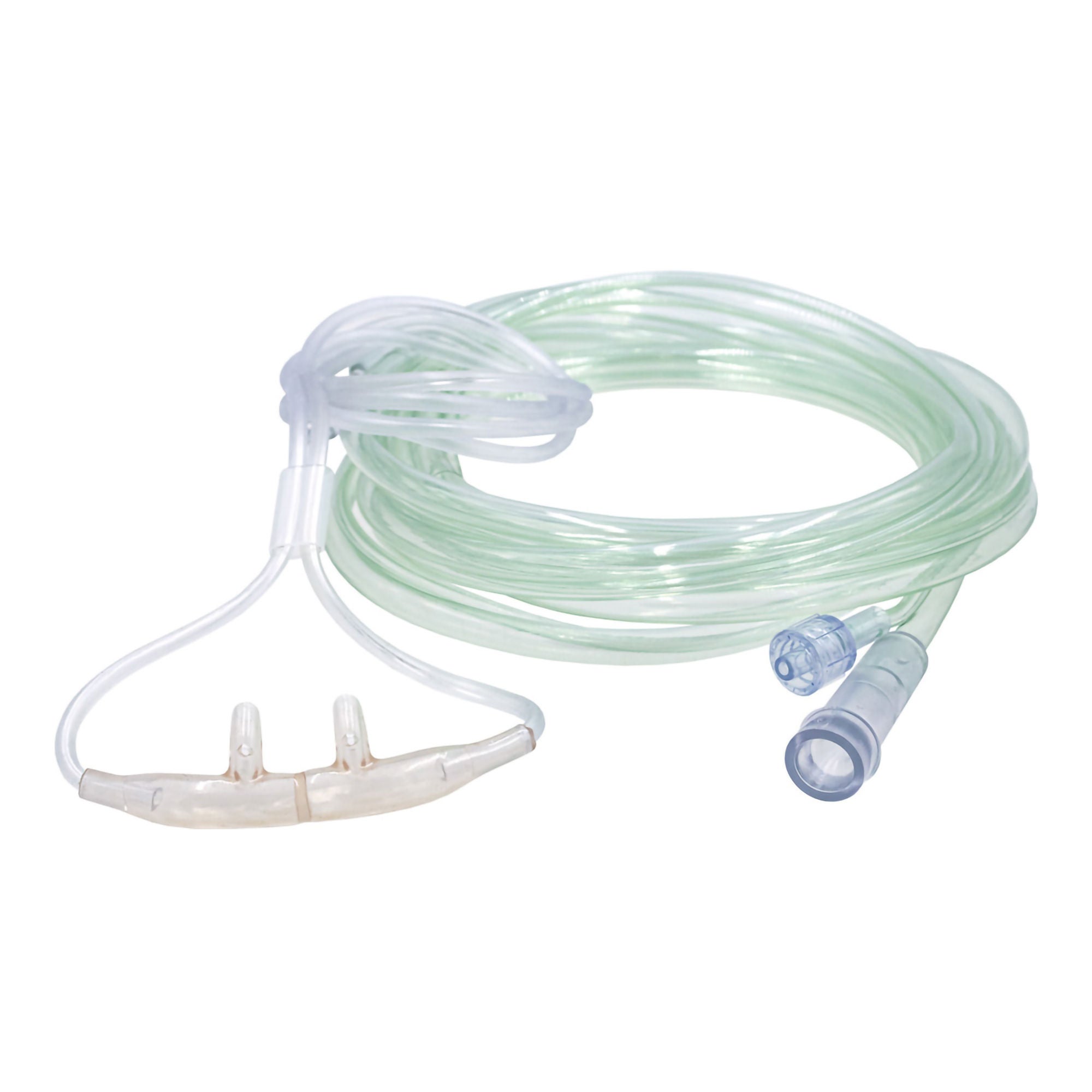 Sun Med - 47SOFT-TG-14-14-25 ETCO2 Nasal Cannula AirLife® Adult Curved Prongs 14 Foot Tubing Low Flow Rate