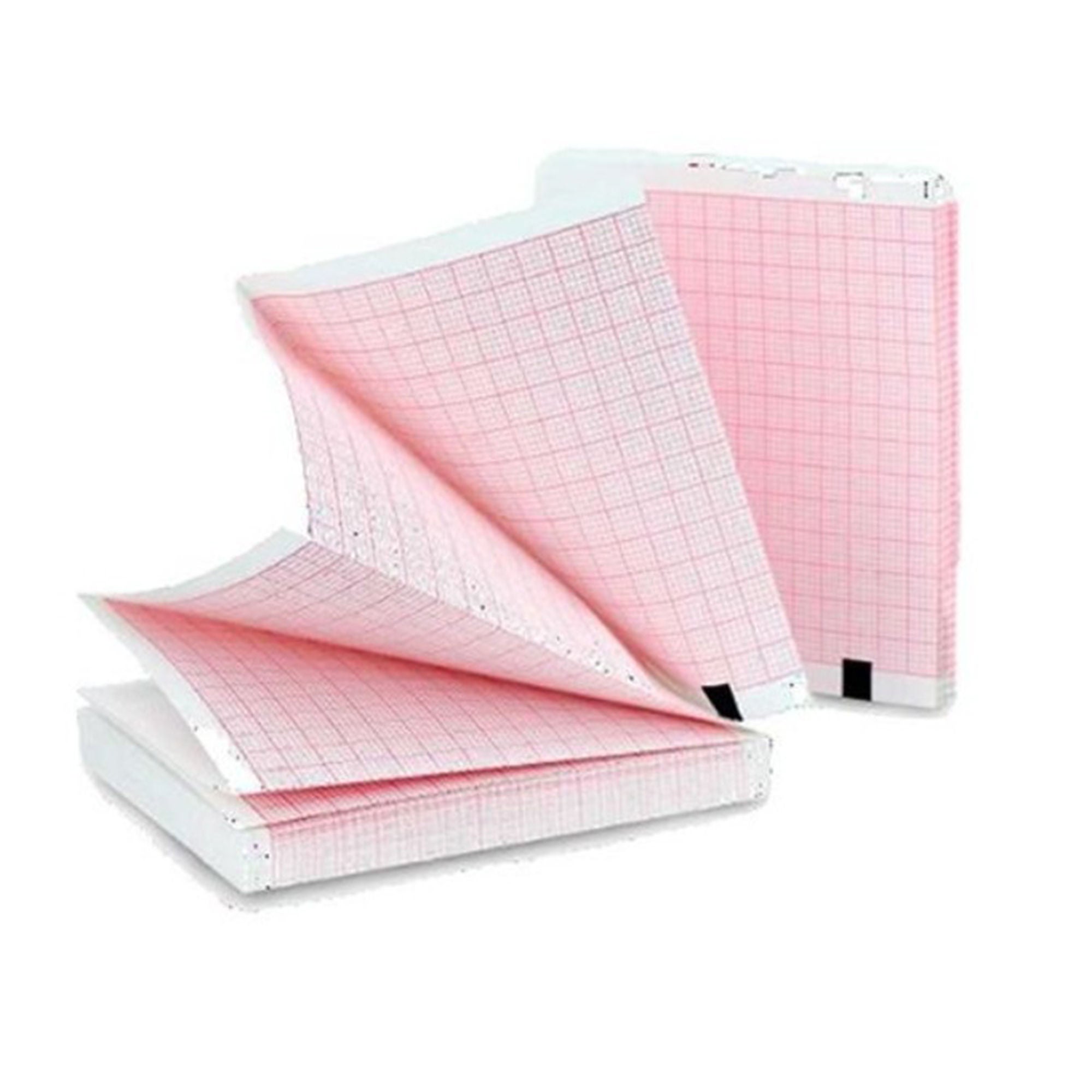 Medline - MDSSE601P Recording Chart Paper Medline Z-Fold Red Grid