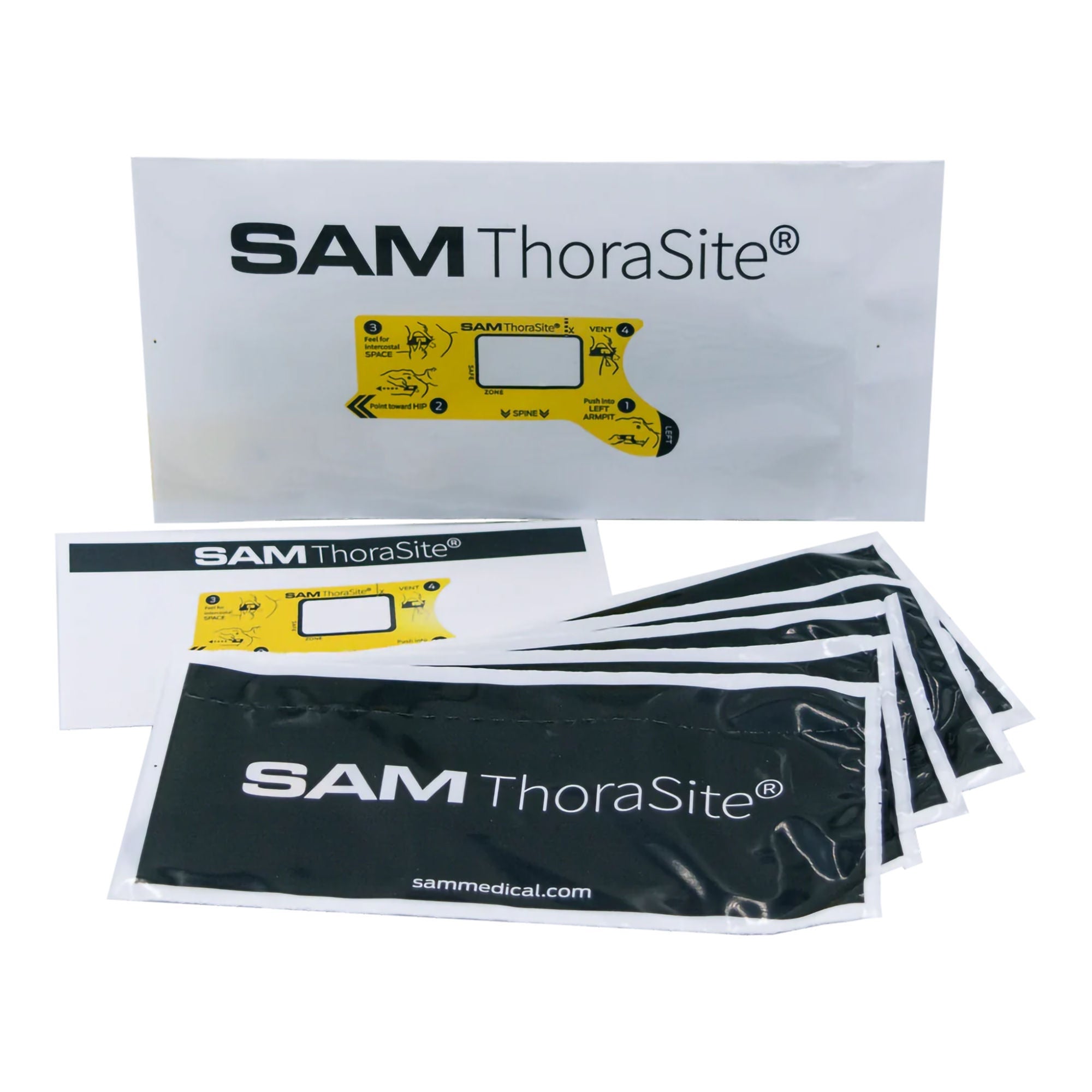 The Seaberg Company - TS200-25P-EN Lateral Thoracostomy Guide SAM ThoraSite For Use with Lateral Thoracostomy Trays and Needles