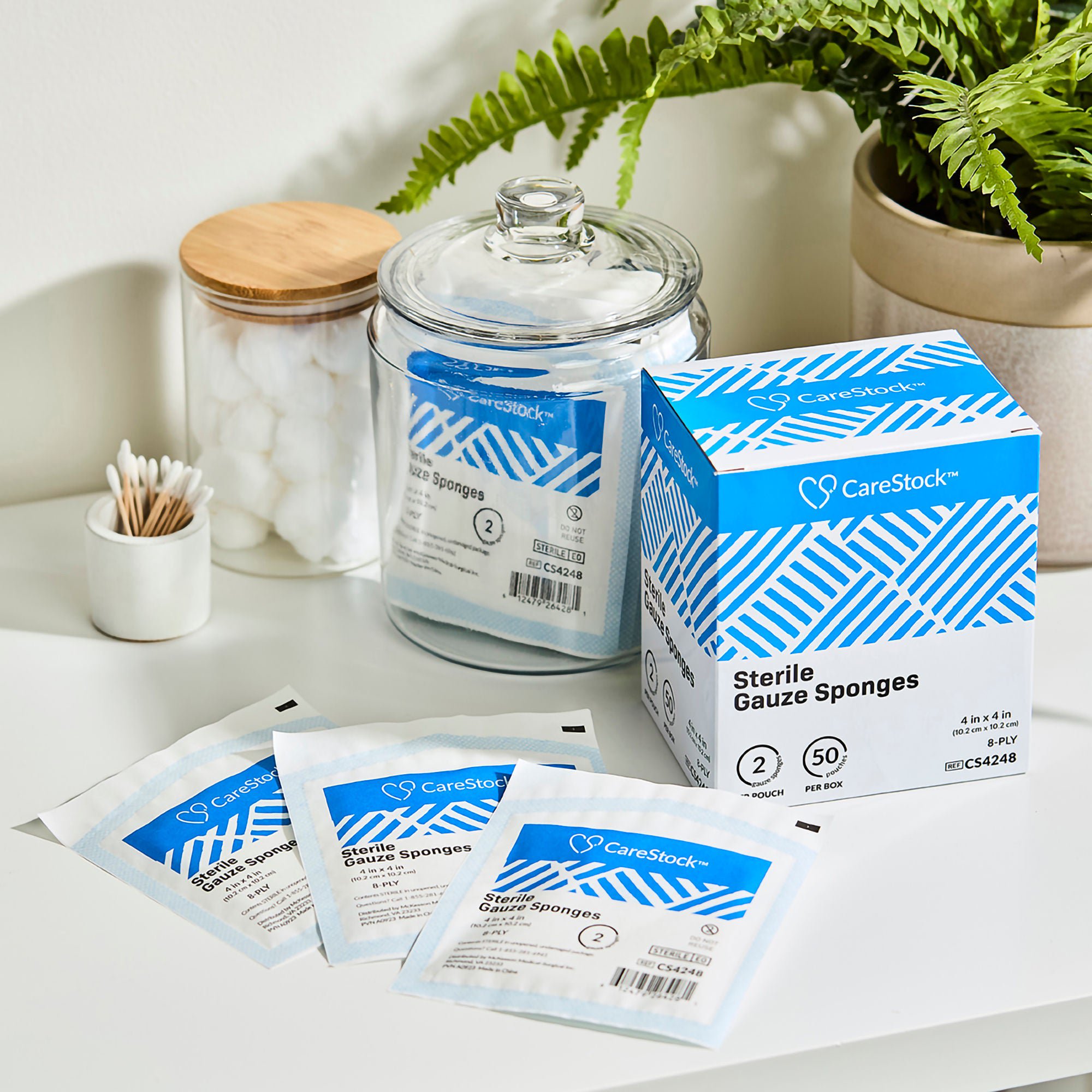 CareStock - CS4248 CareStock™ Sterile Gauze Sponge