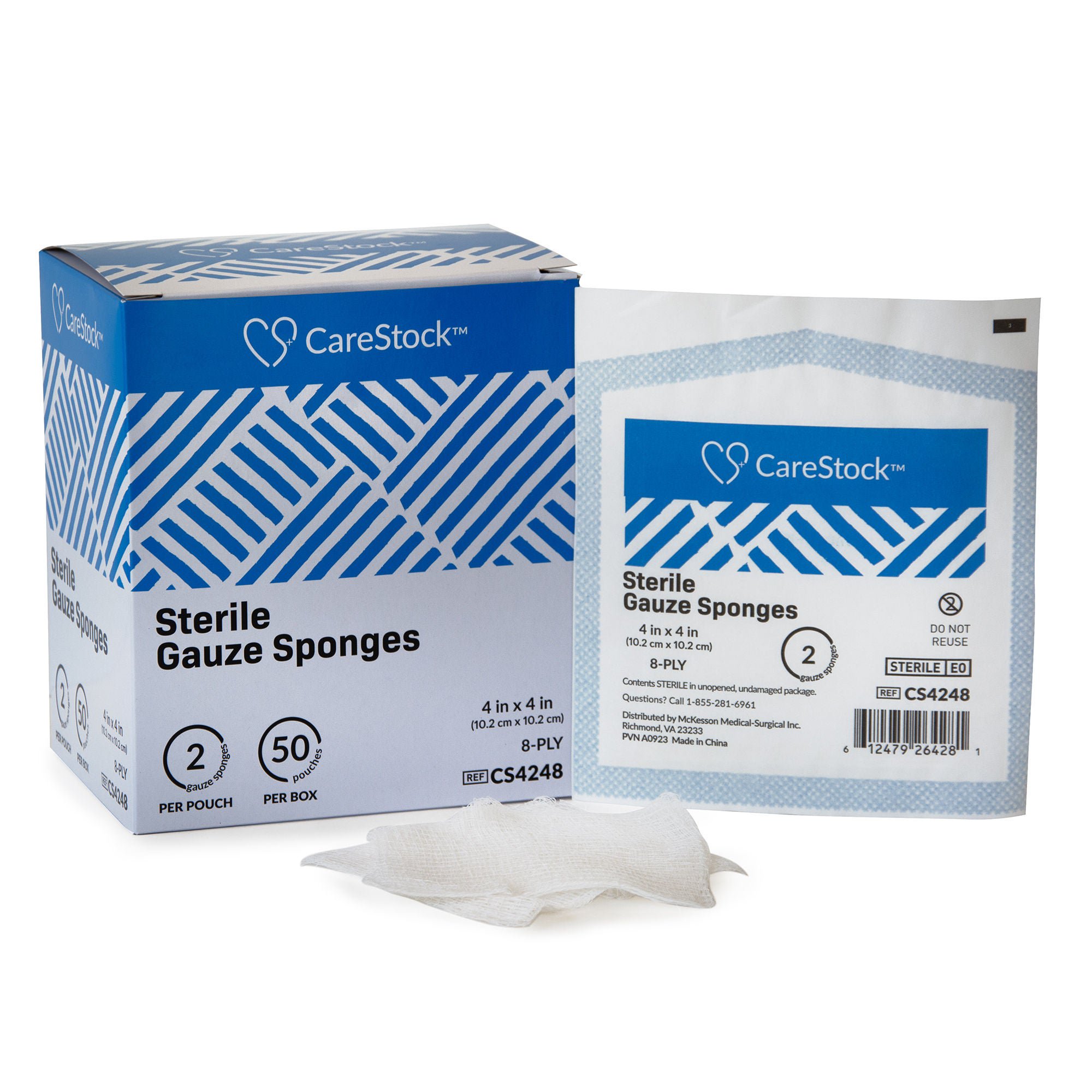 CareStock - CS4248 CareStock™ Sterile Gauze Sponge