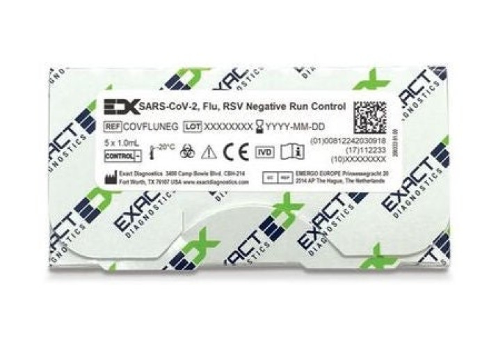 Bio-Rad Laboratories - COVFLUNEG Molecular Control EDX SARS-CoV-2 / Flu A+B / RSV Negative 5 X 1 mL