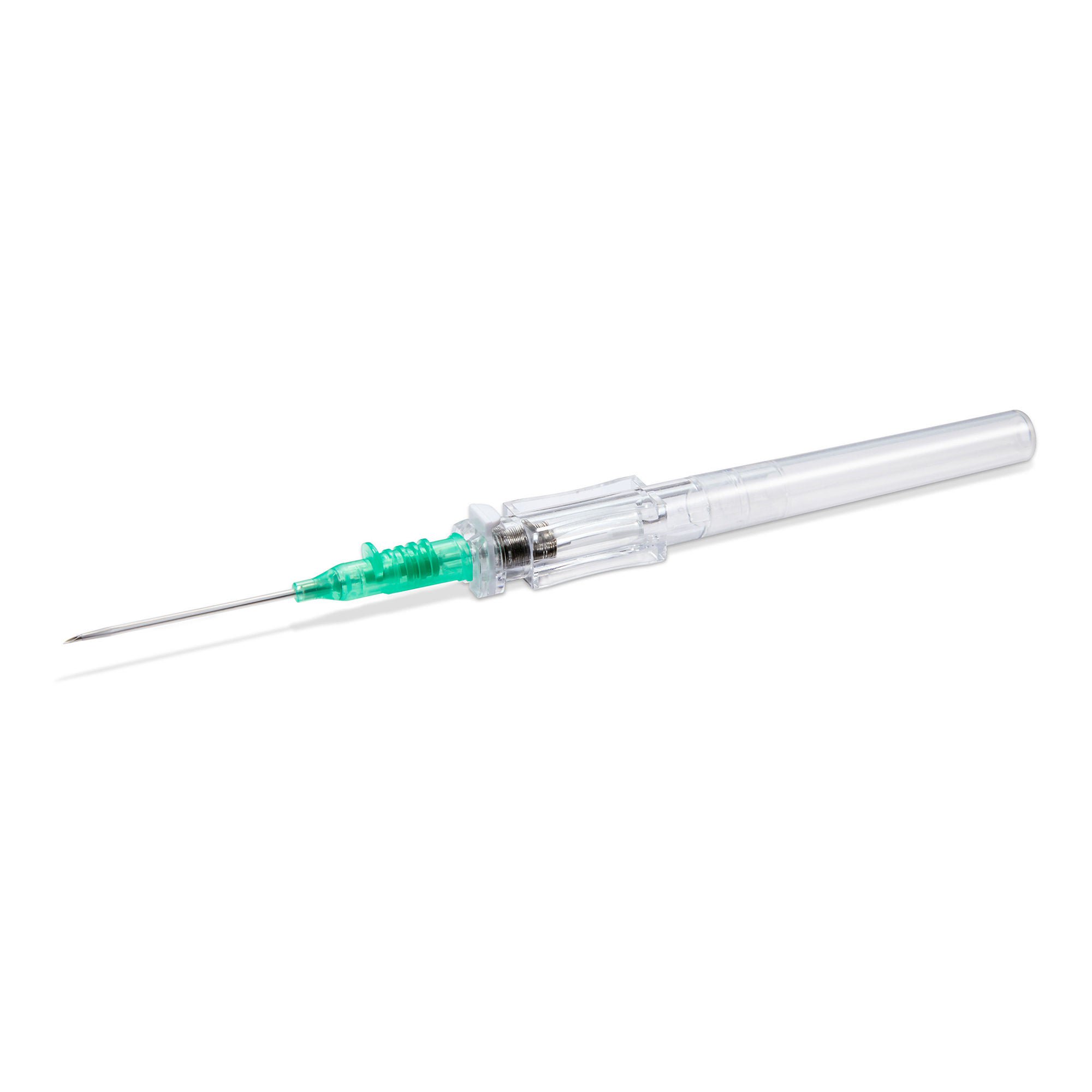 McKesson Brand - 200-IVRB18116 Peripheral IV Catheter McKesson Prevent® R 18 Gauge 1.16 Inch Polyurethane Straight Hub Blood Control Push Button Safety