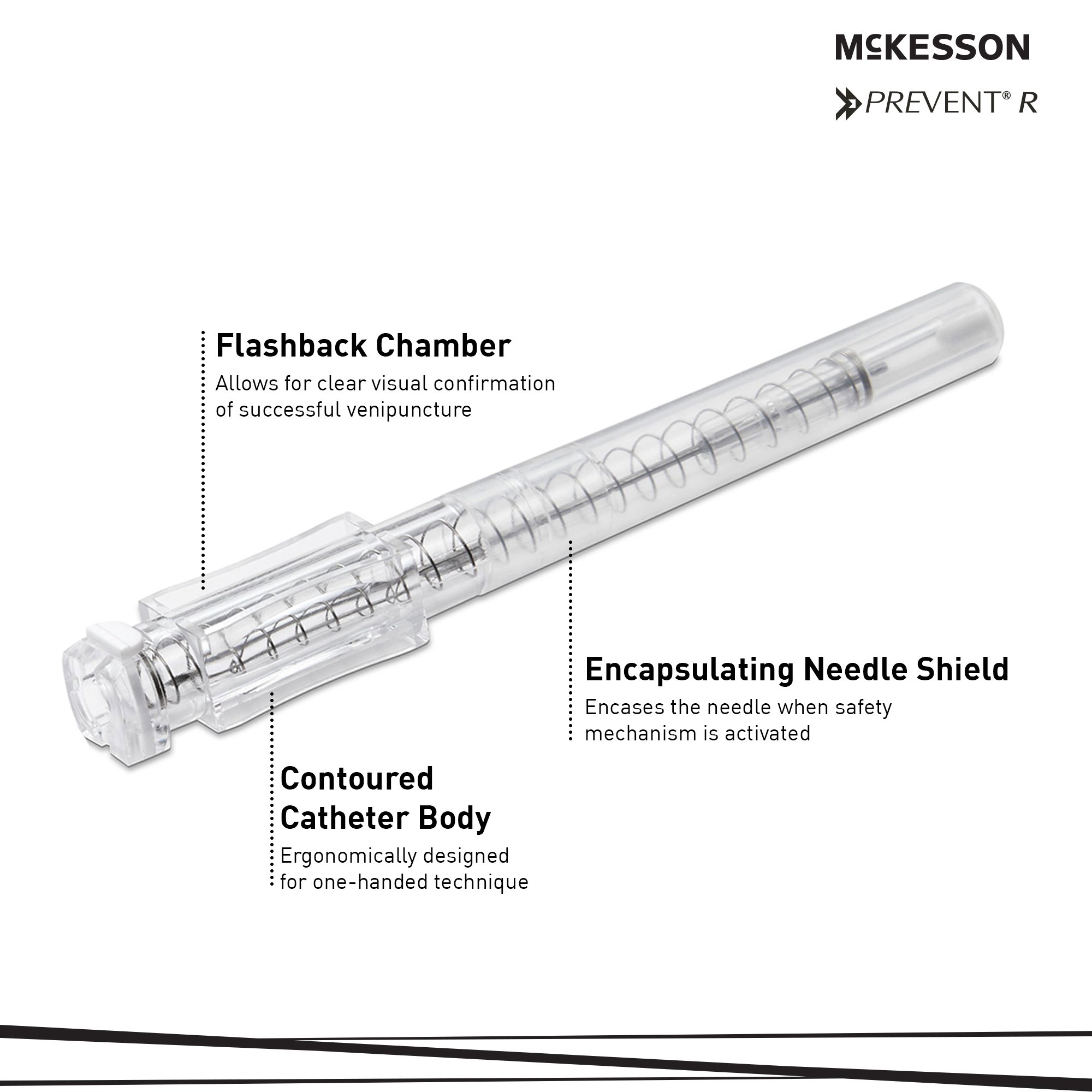 McKesson Prevent R Peripheral IV Catheter 200-IVRB221 by McKesson Brand