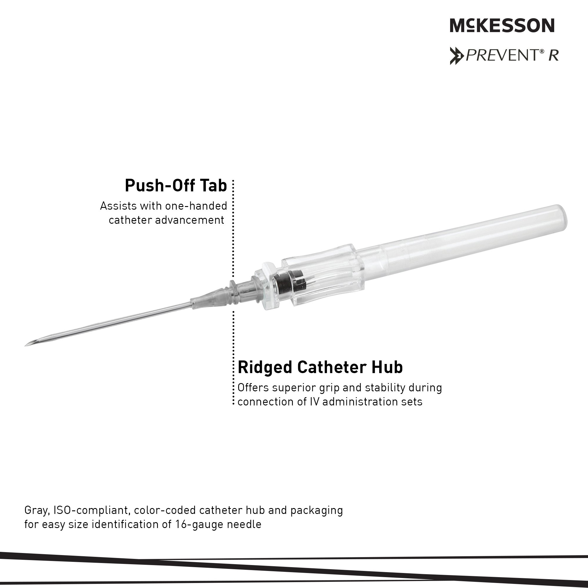 McKesson Peripheral IV Catheter 200-IVR16116 by McKesson Brand